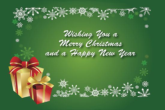 Merry Christmas and Happy New Year