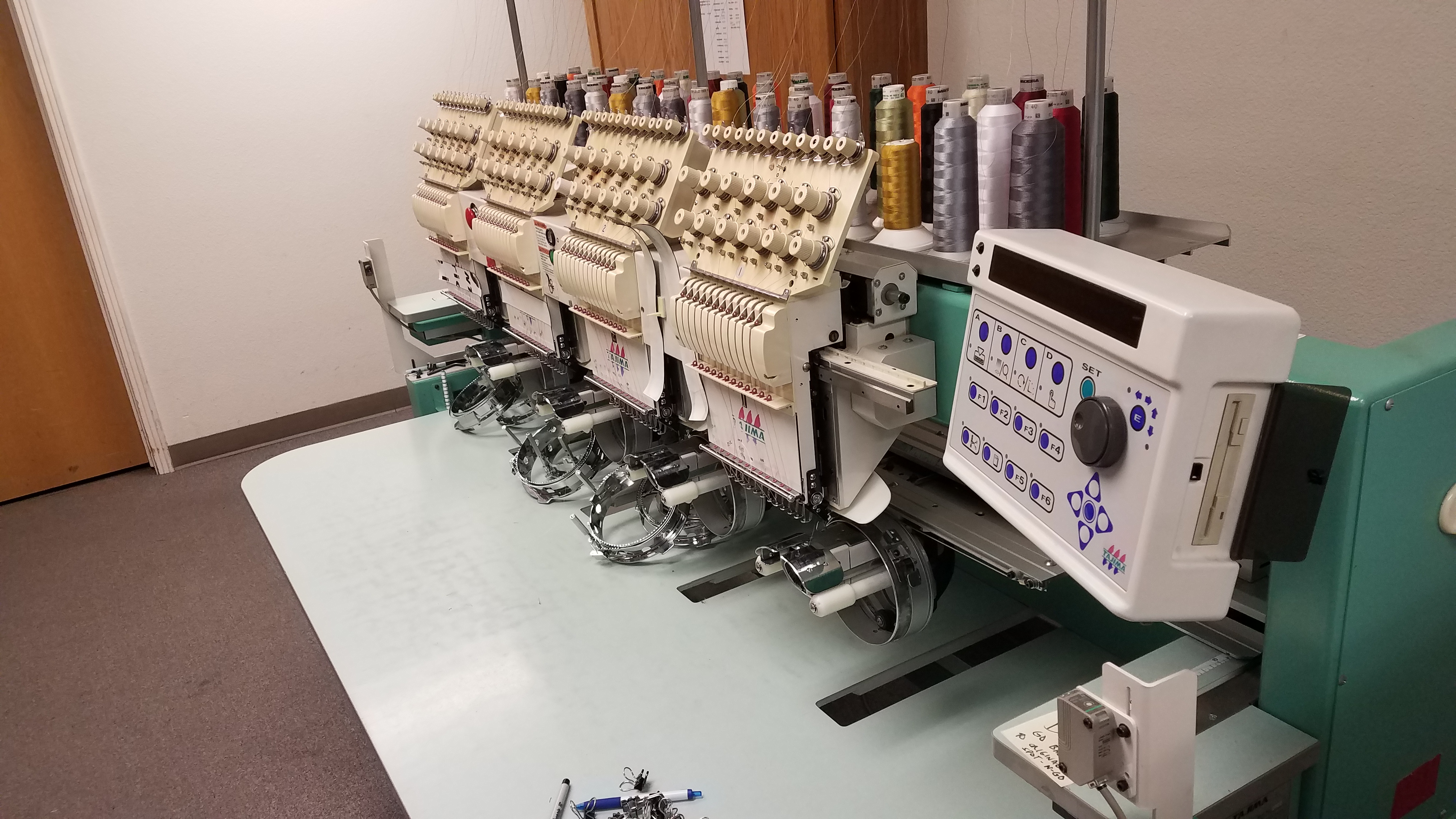 Used Tajima TMFXII 1204 Embroidery Machine