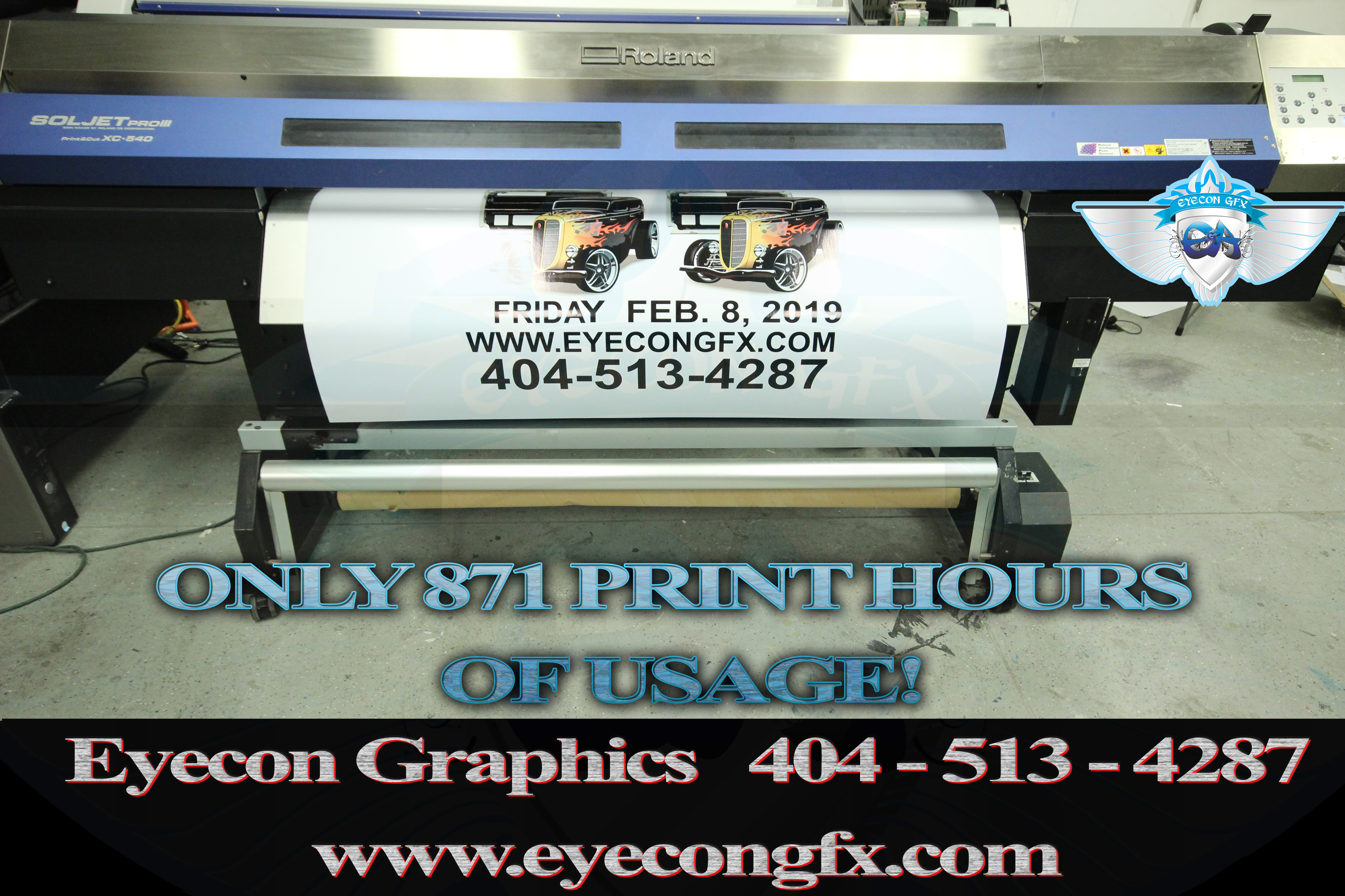 ROLAND XC540 54" PRINTER CUTTER