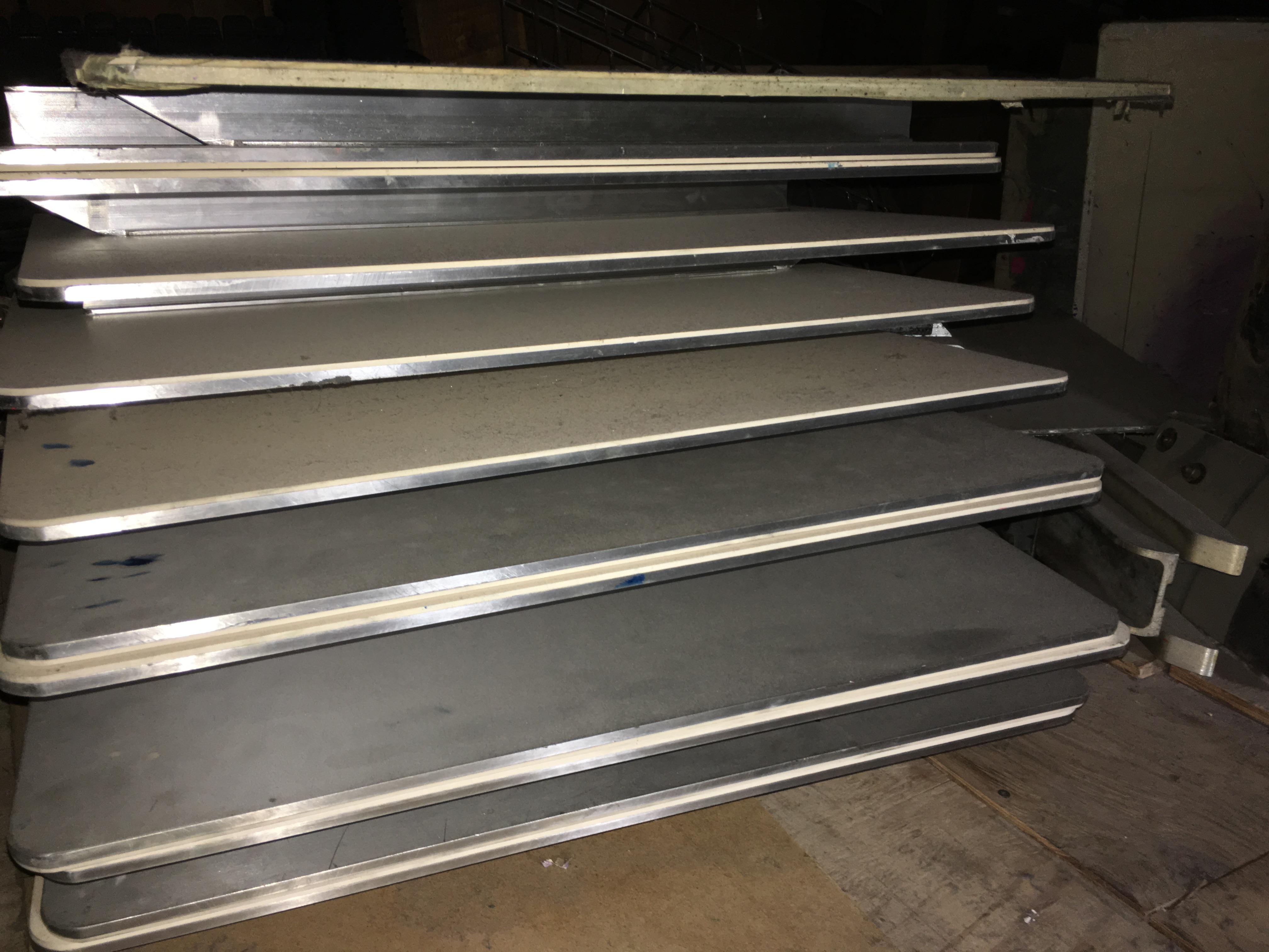 M&R Oversized Squeegees, Winged Floodbars, Platens (Pallets) 22"x 25