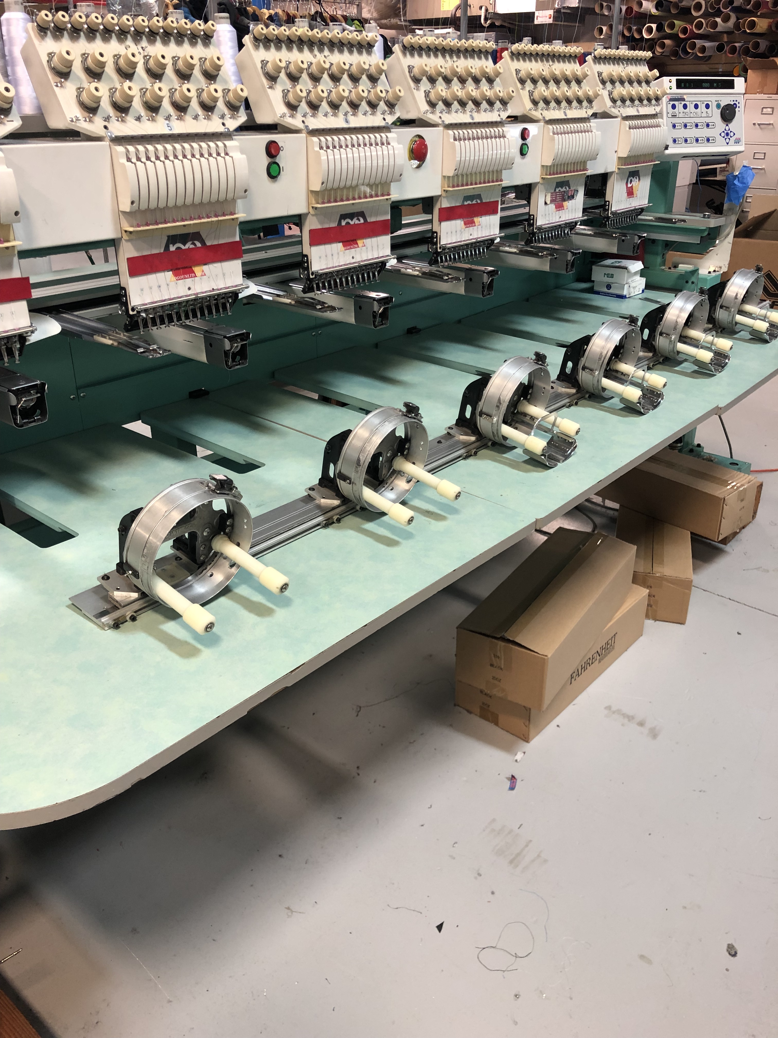Tajima Commercial Embroidery Machine TMFXIIC1206