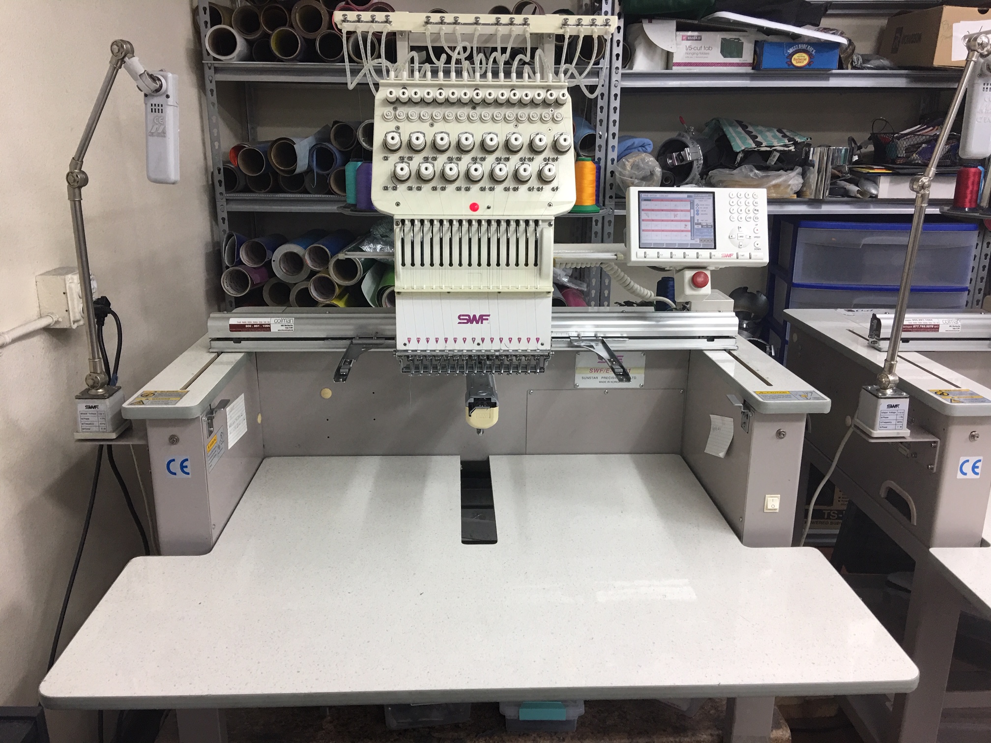 SWF/E T1501 Embroidery Machine