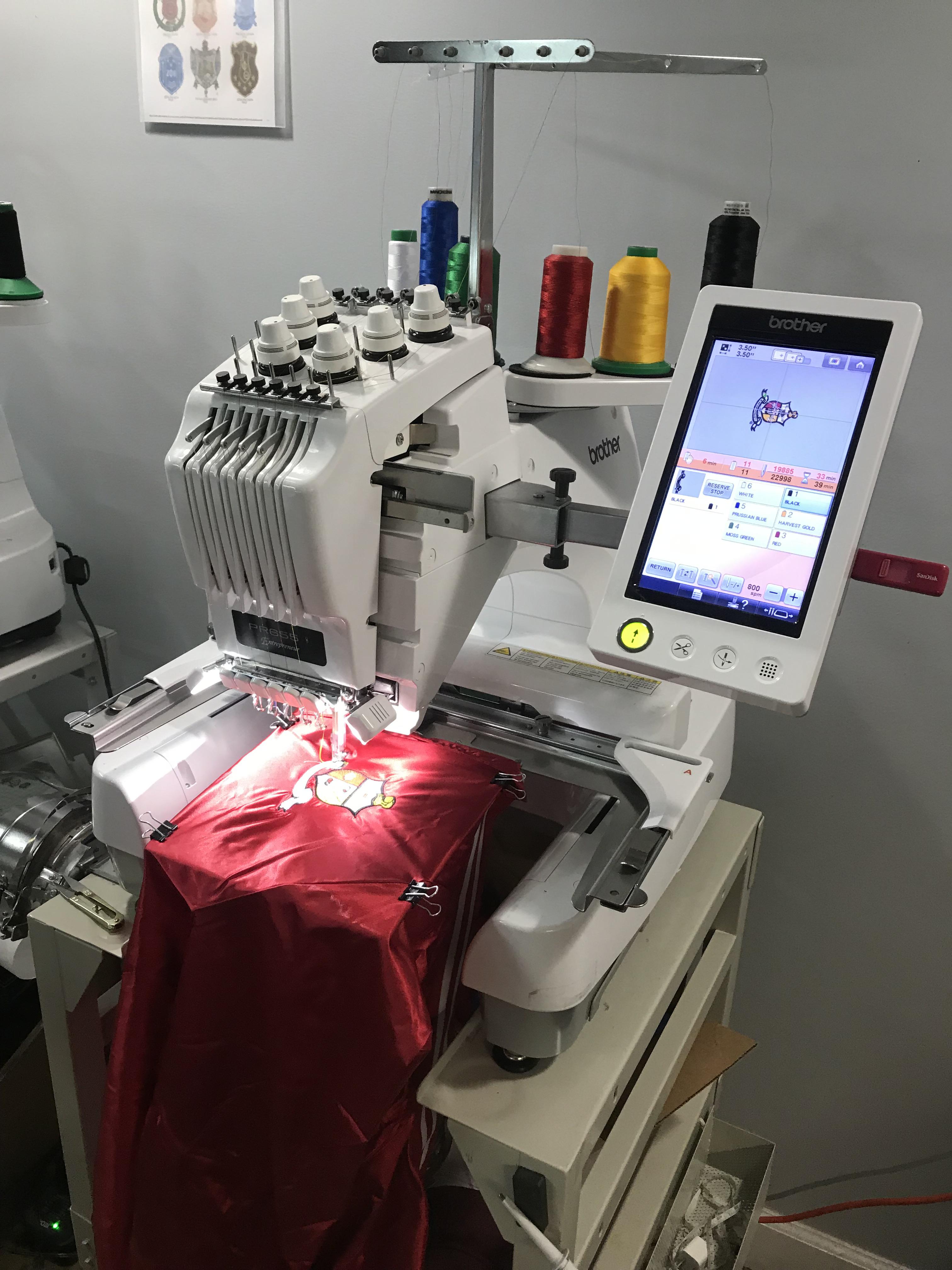 Brother pr655 6 needle embroidery machine Brother pr655 6 needle embroidery machine