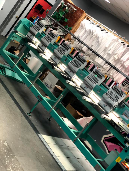 6 HEAD TAJIMA STRETCH EMBROIDERY MACHINE 28K