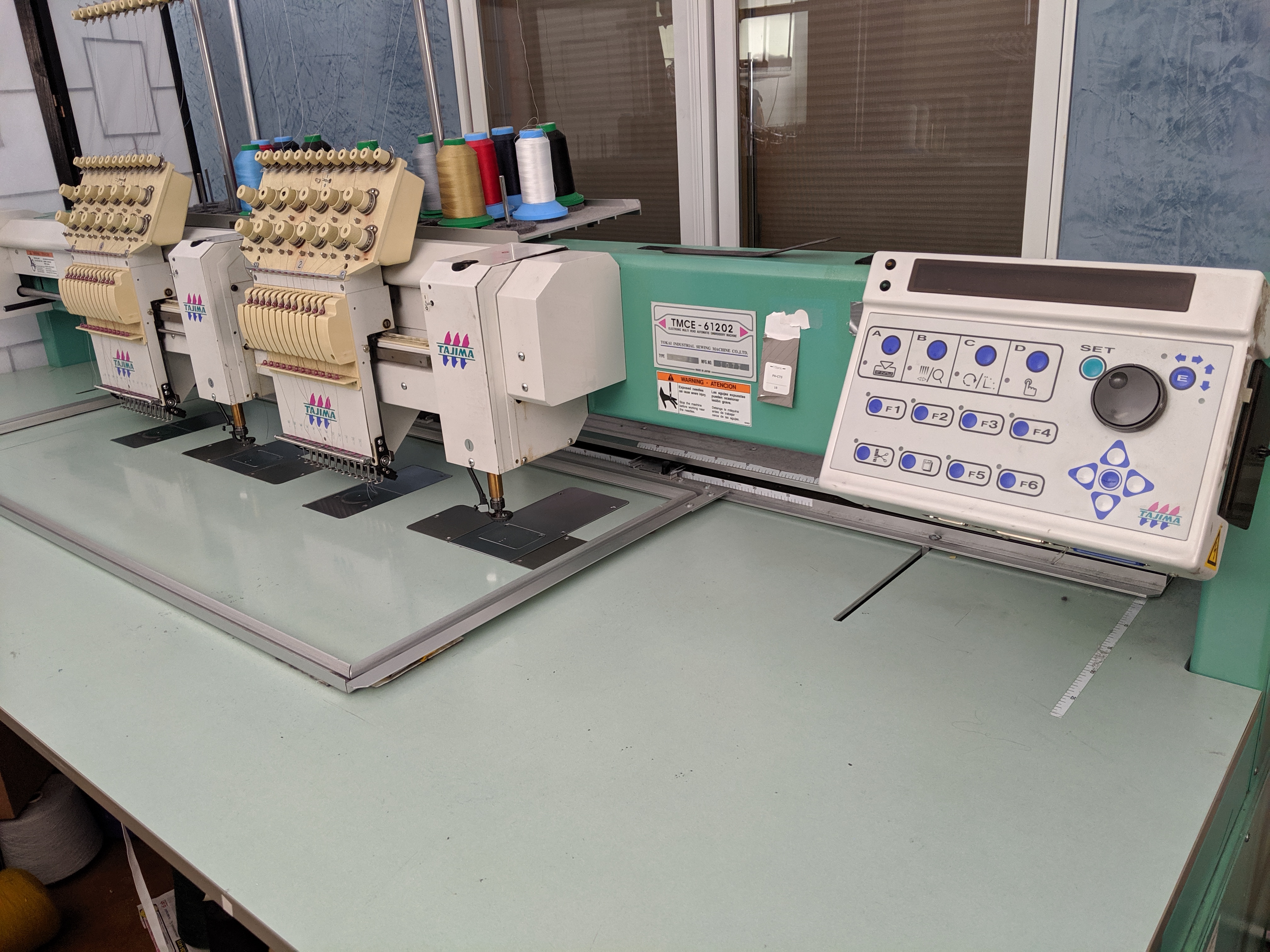 Tajima TMCE61202 Chenille / Embroidery Combo Machine