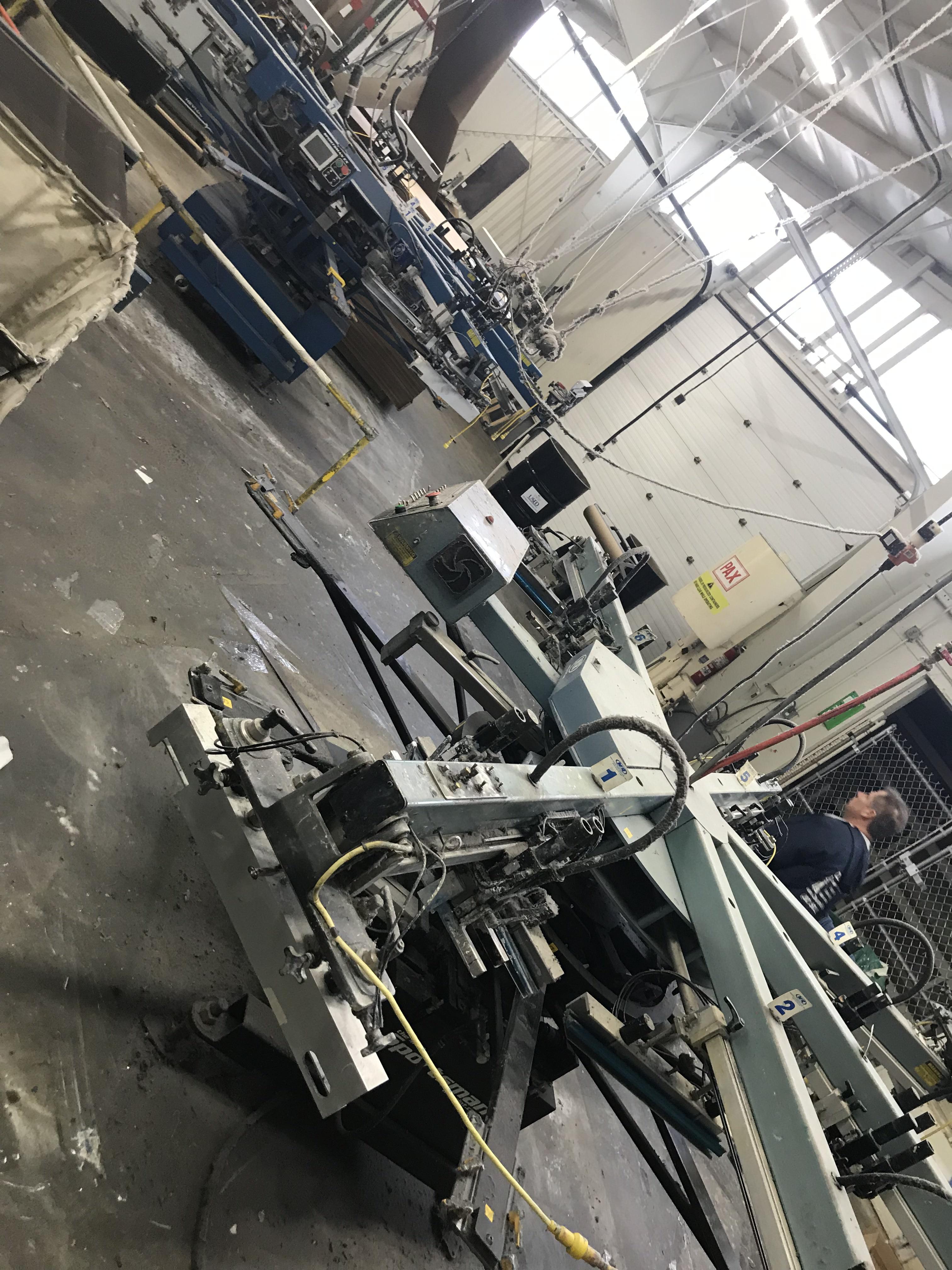 m&r automatic screen printing press