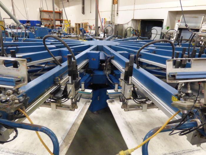 m&r automatic screen printing press