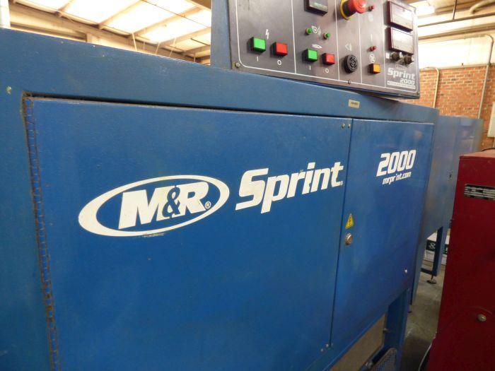 m&r automatic screen printing press