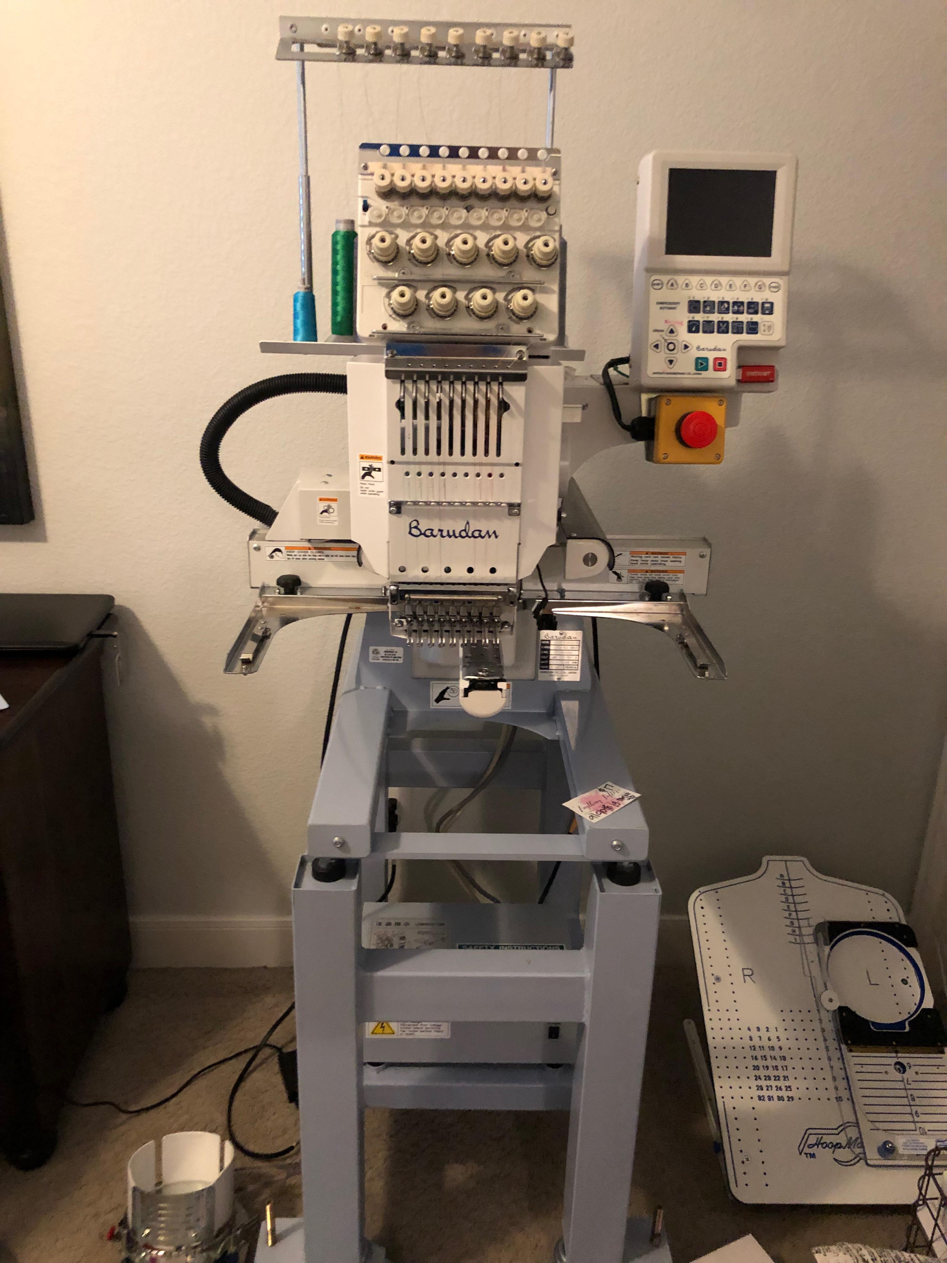 Barudan Embroidery Machine Images SVG Images