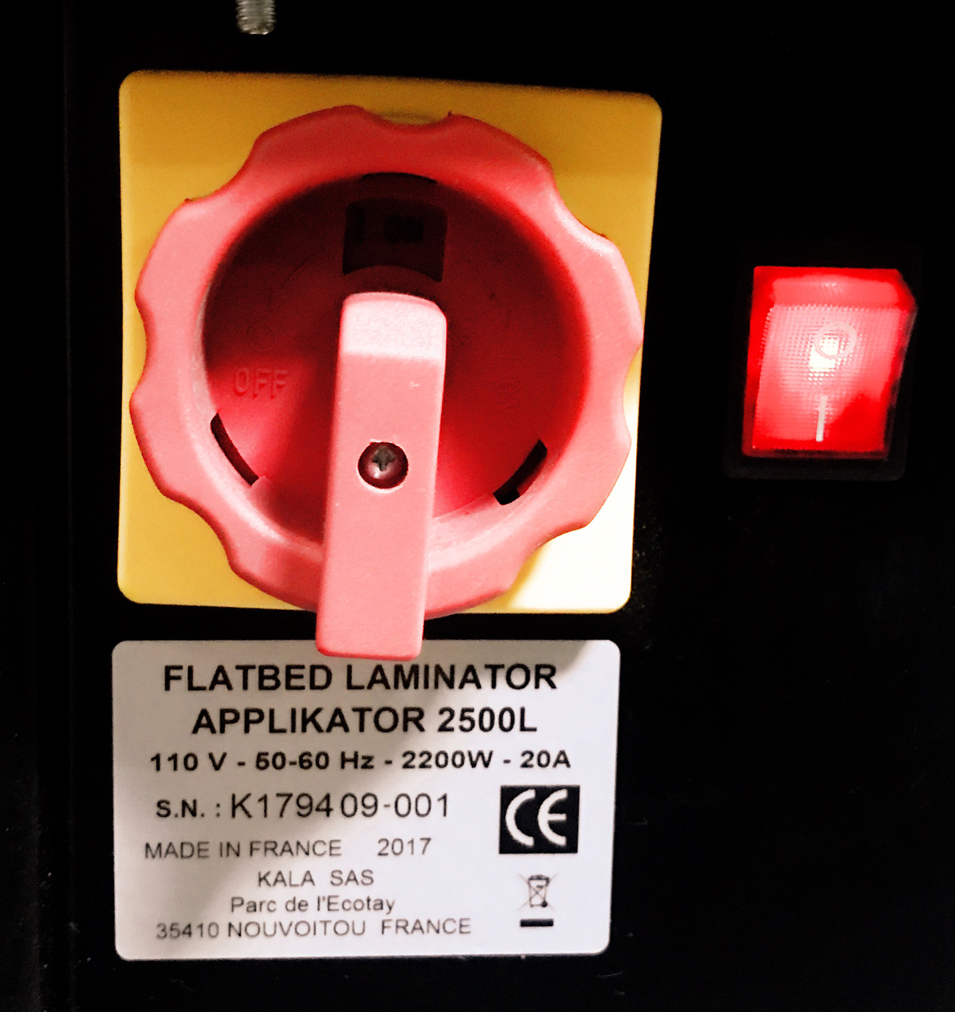Kala Flatbed Laminator Applikator 2500l