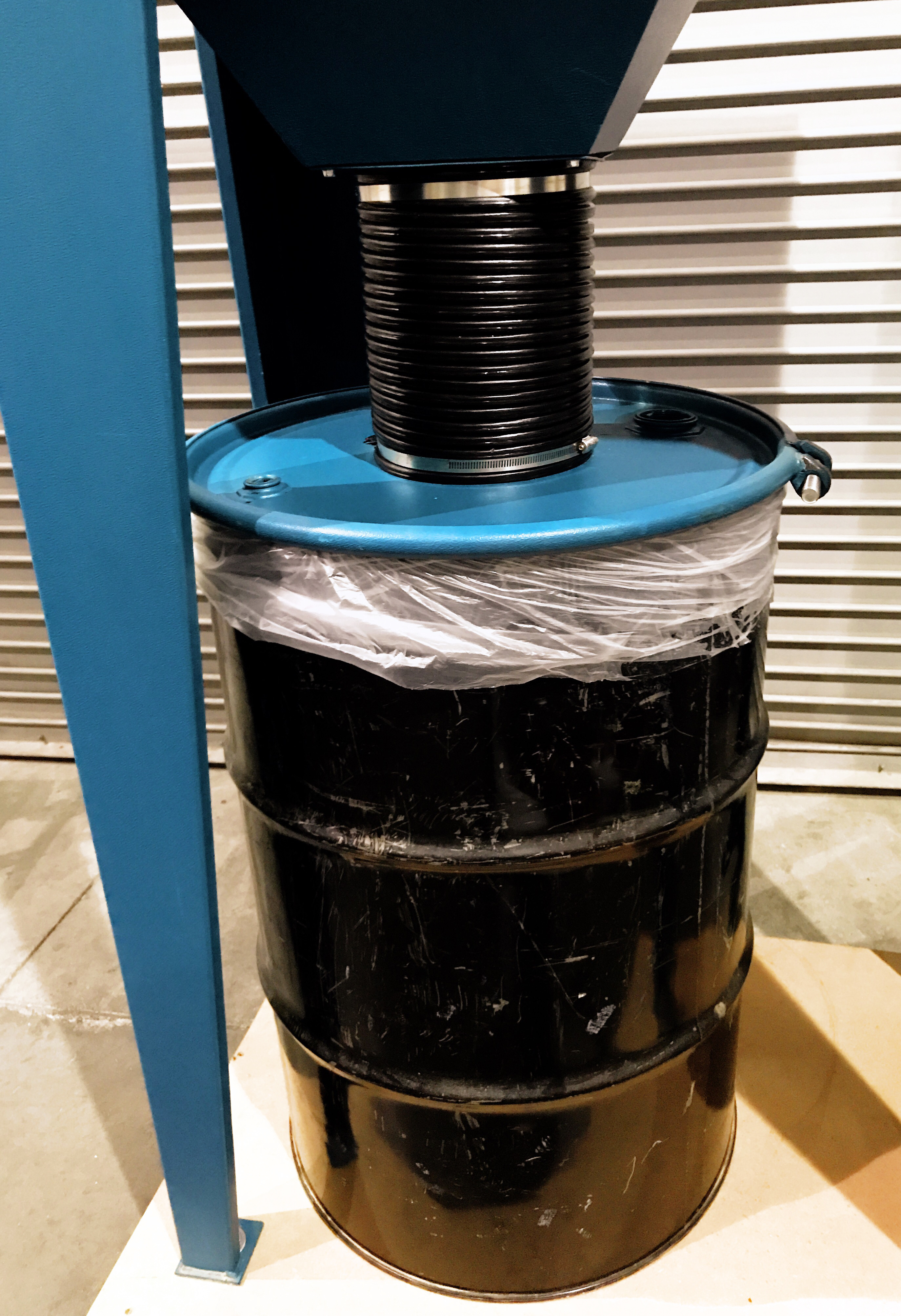 dust collector drum gallon 55 industrial systems inc airflow hp