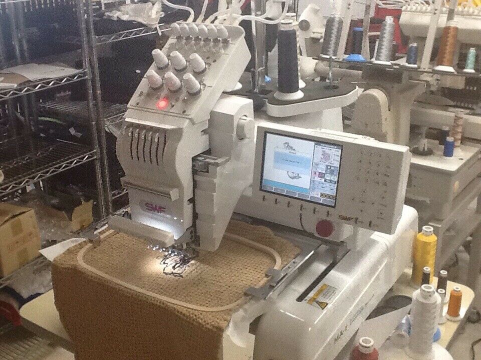 used swf commercial embroidery machine 4 head used swf commercial embroidery machine 4 head