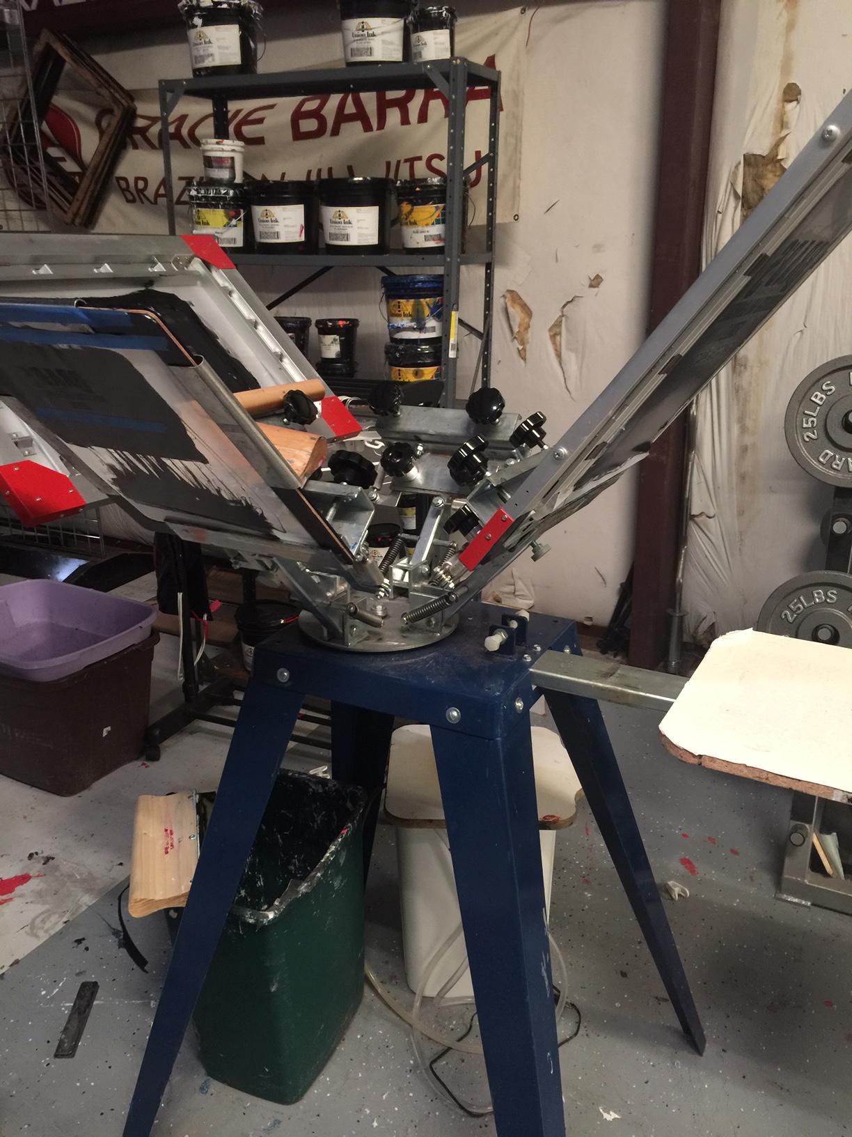 used screen printing equipment