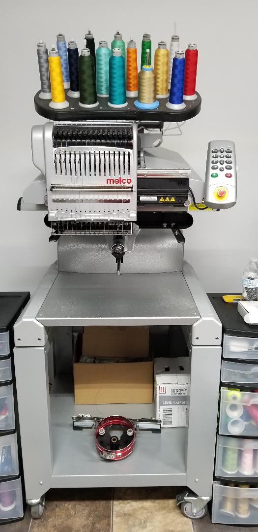 Used Embroidery Machines Melco EMT16 Plus