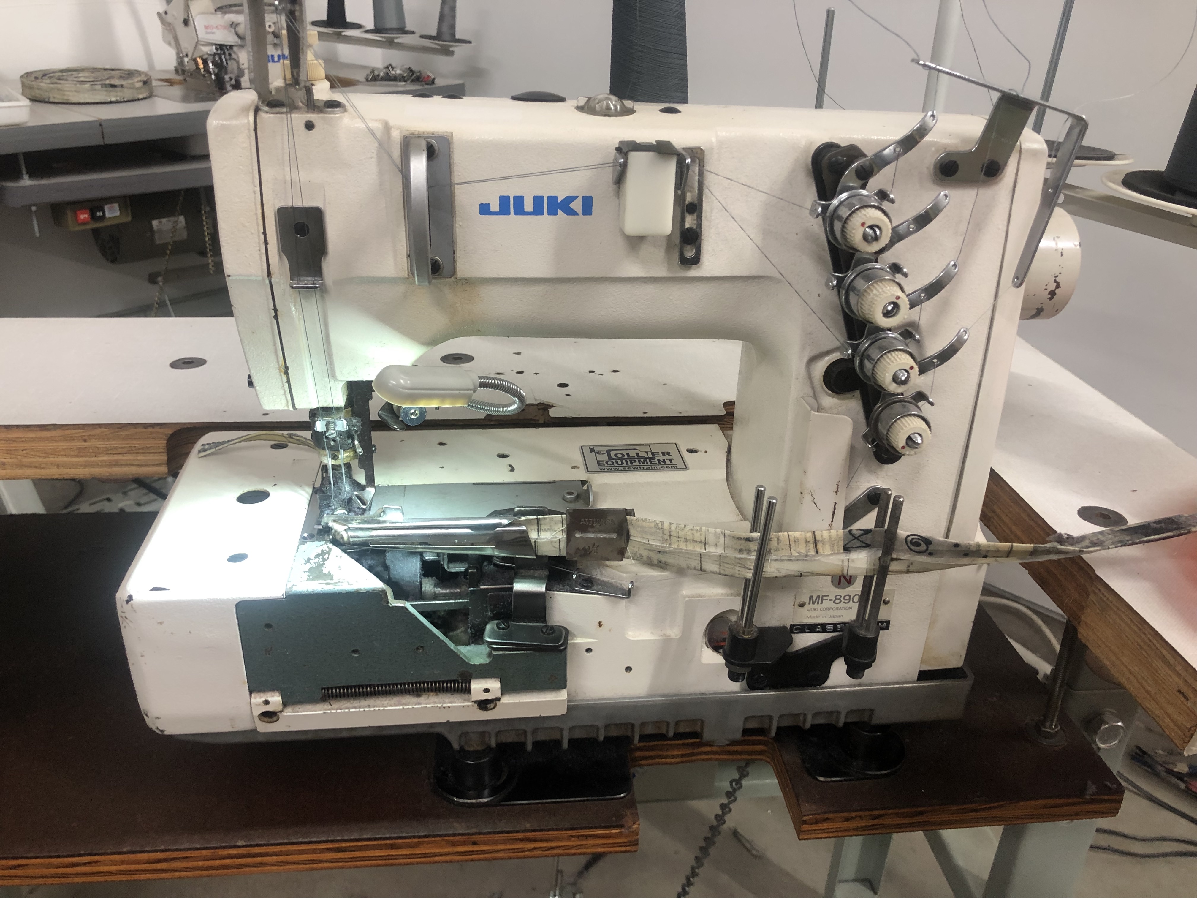 2000 Juki MF890 CoverStitch Machine