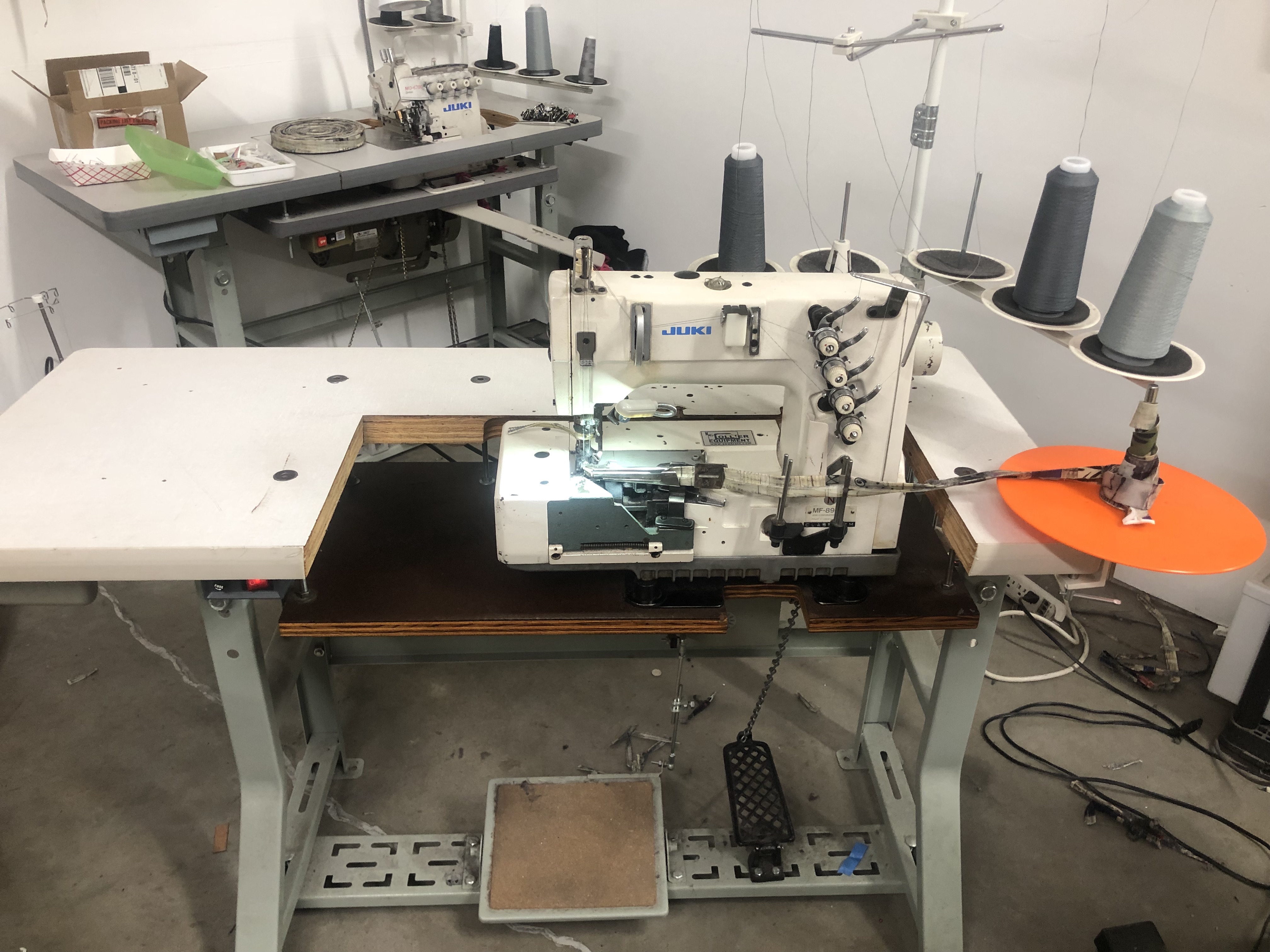 2000 Juki MF890 CoverStitch Machine