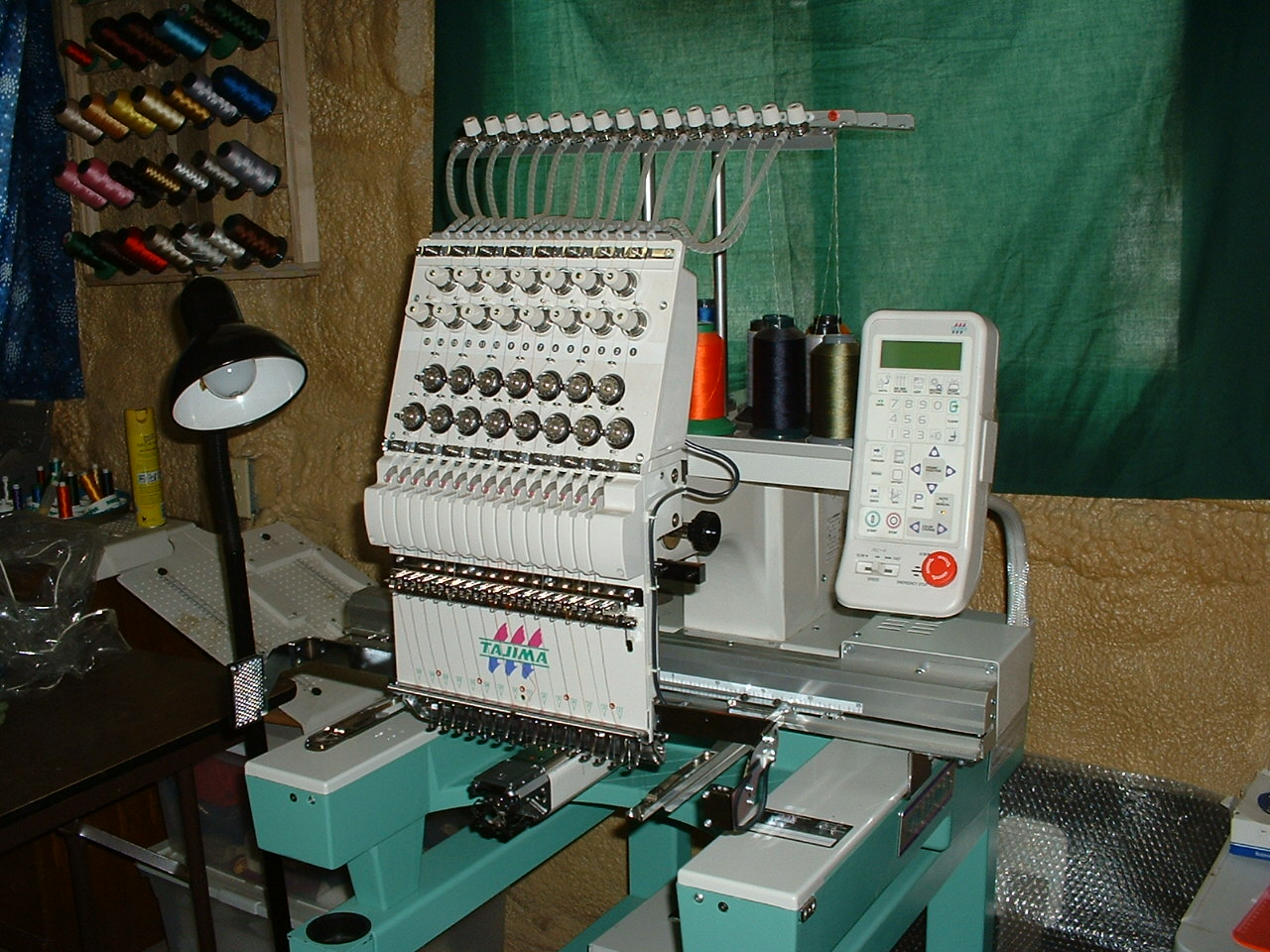 Used Embroidery Machines For Sale >> Single head 15 needle Tajima 4 Sale Used Embroidery Machines For Sale >> Single head 15 needle Tajima 4 Sale