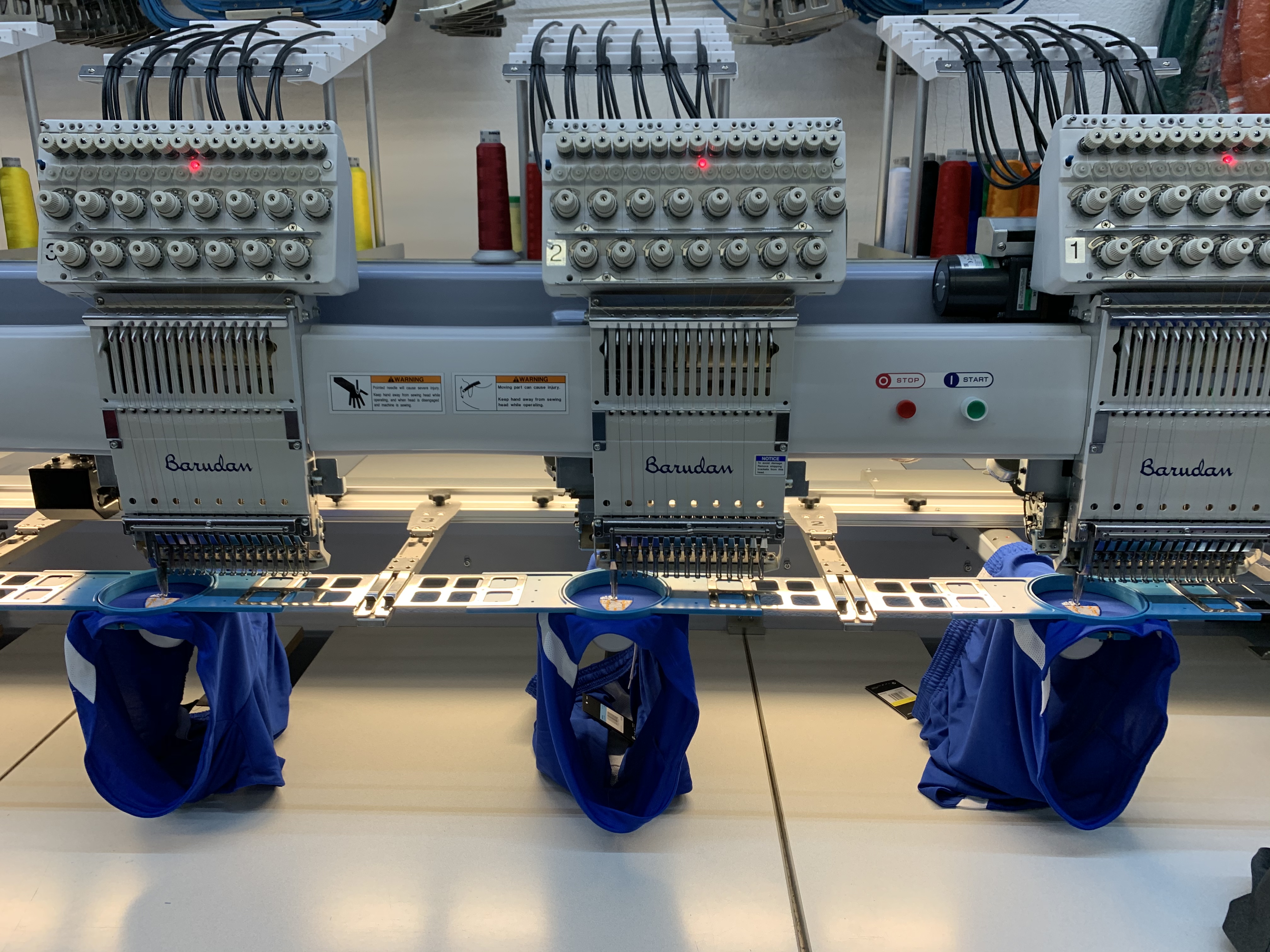 8 Head Barudan Embroidery Machine