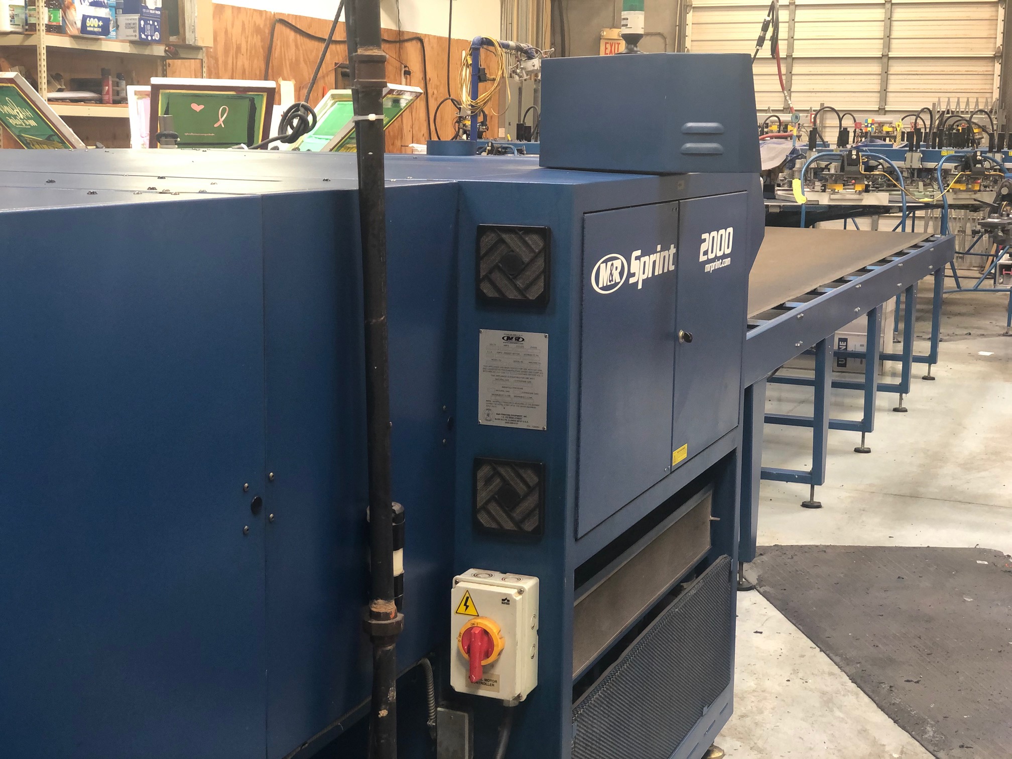 M & R Sprint 2000 Gas Dryer 60" x 12'