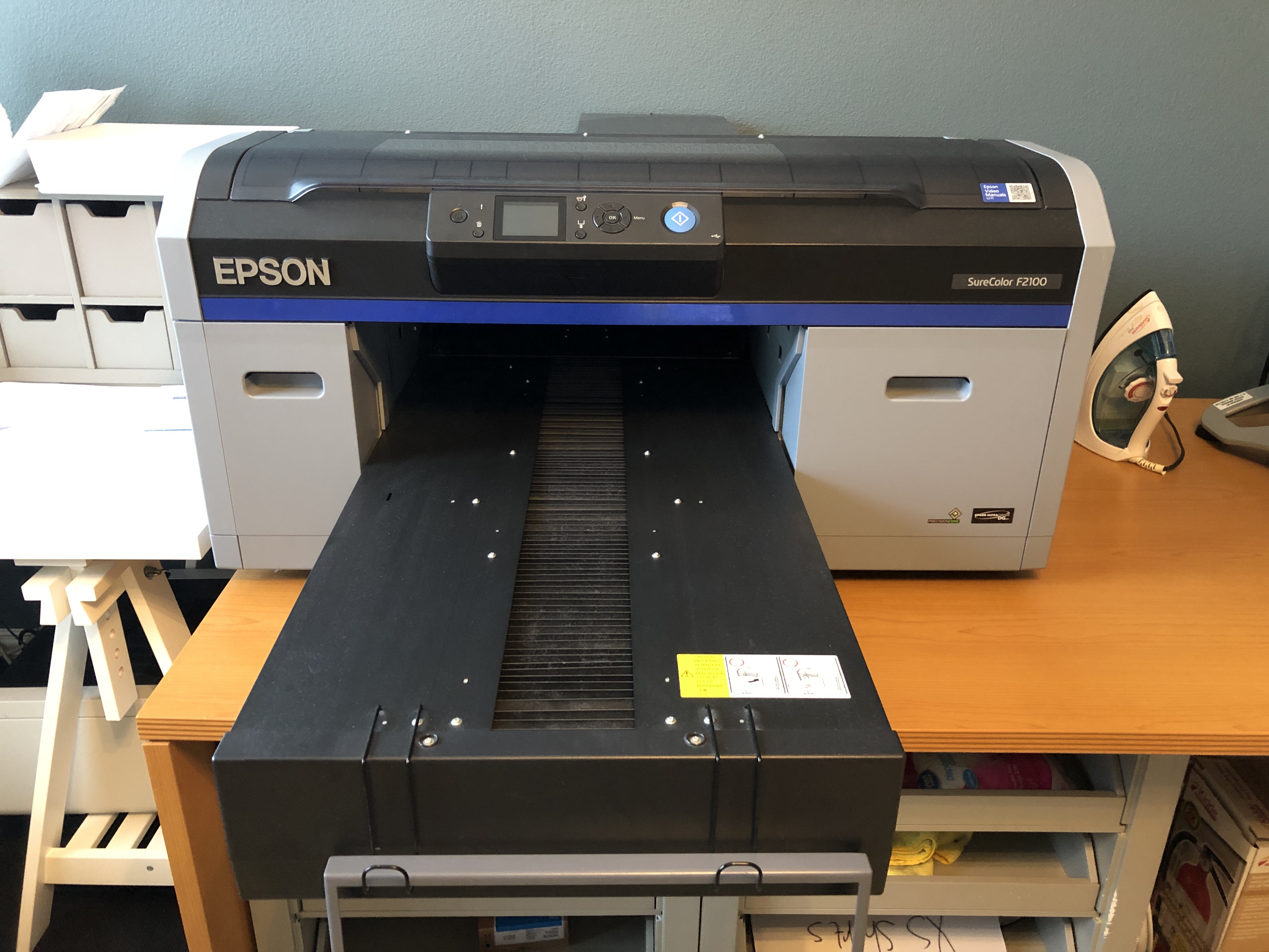Epson F2100 DTG full Set Up