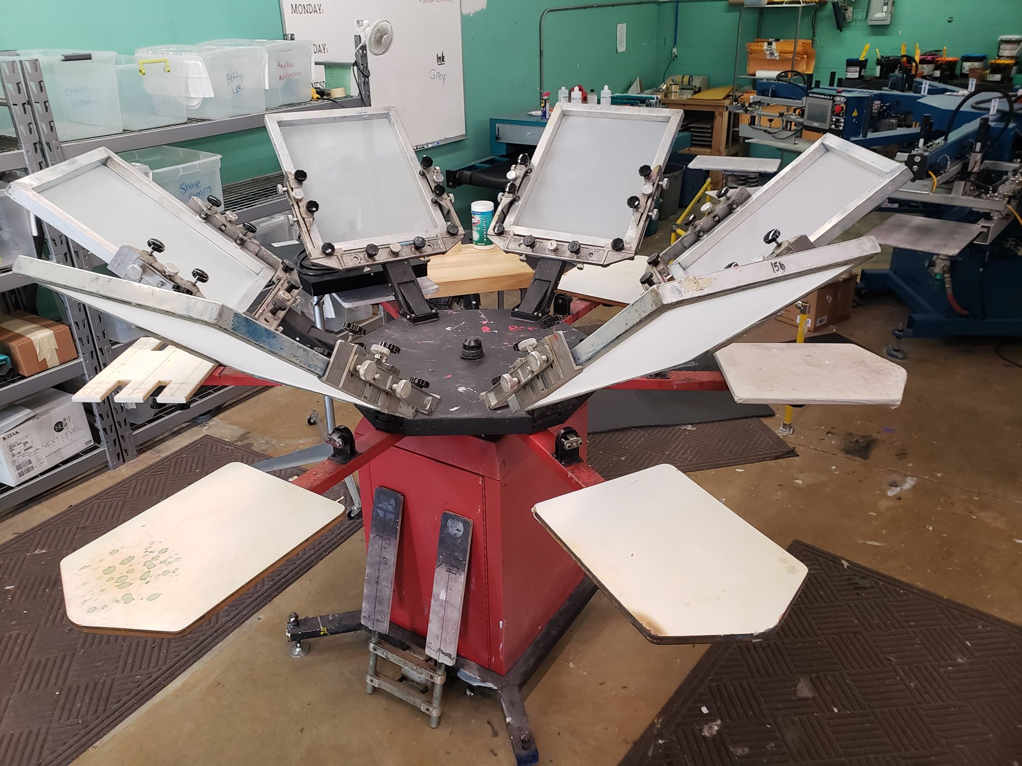 Chaparral 6/6 Manual Screen Printing Press