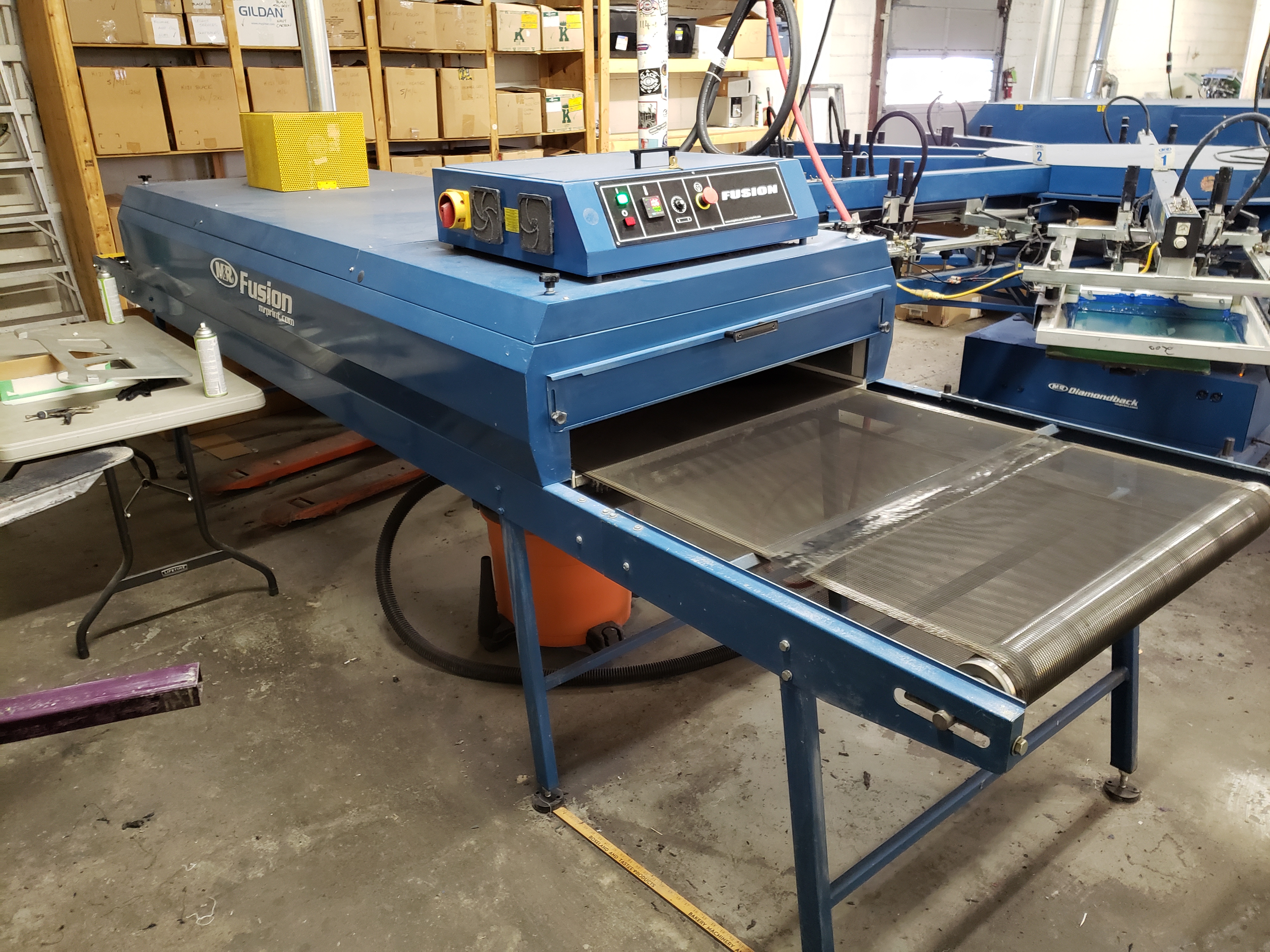 M&R Diamondback XL, Fusion Dryer, Cayenne Flash