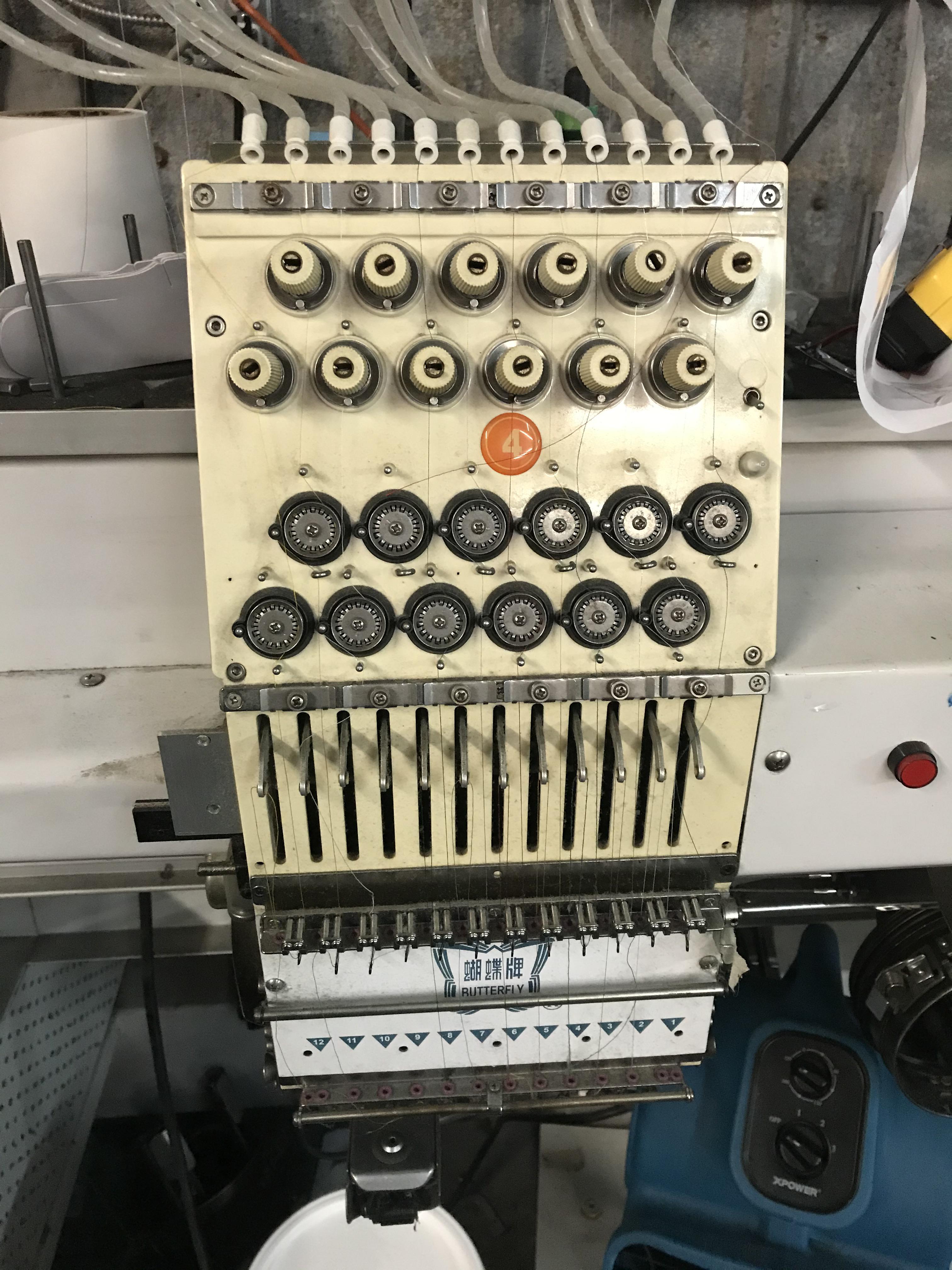 used swf dual function 4 head embroidery machine monitor used swf dual function 4 head embroidery machine monitor