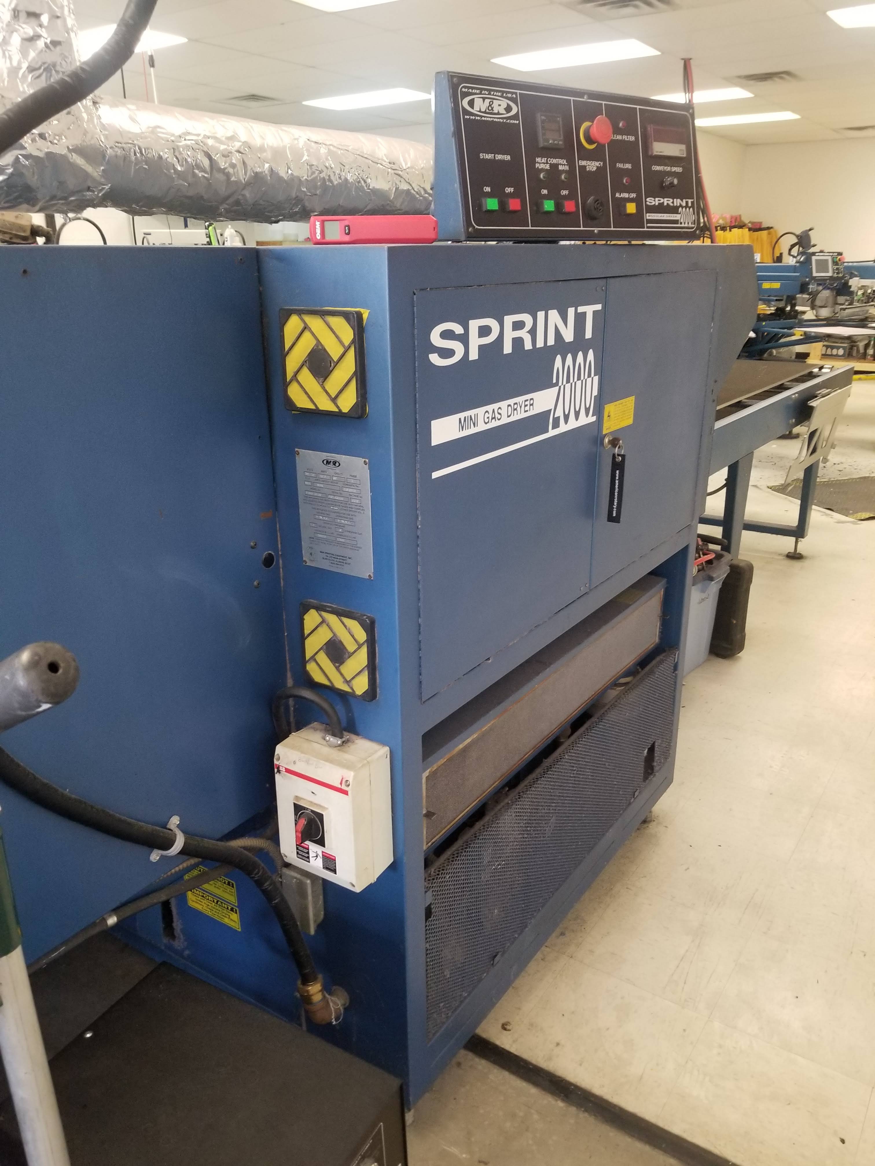 2001 M&R Mini Sprint dryer
