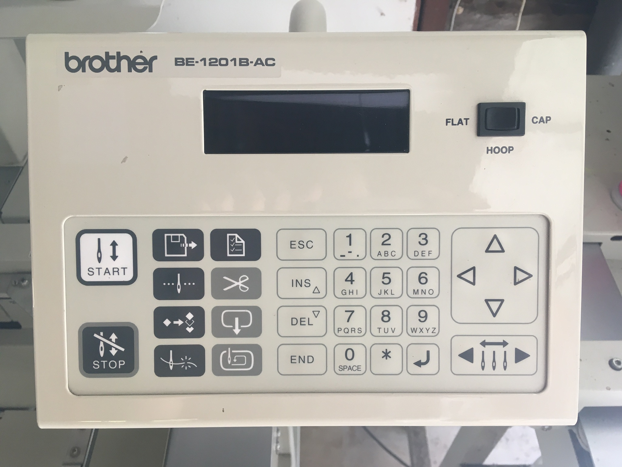 Brother BE-1201B-AC Singlehead 12 Needle Commercial Embroidery Machine