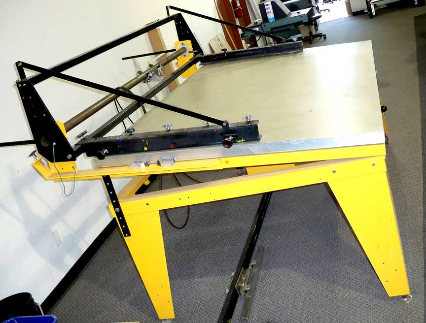 American MasterPrint One Man Screen Printing Table