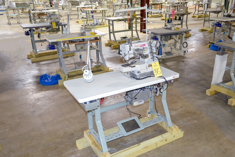 Online Auction of 30+ Industrial Sewing Machines