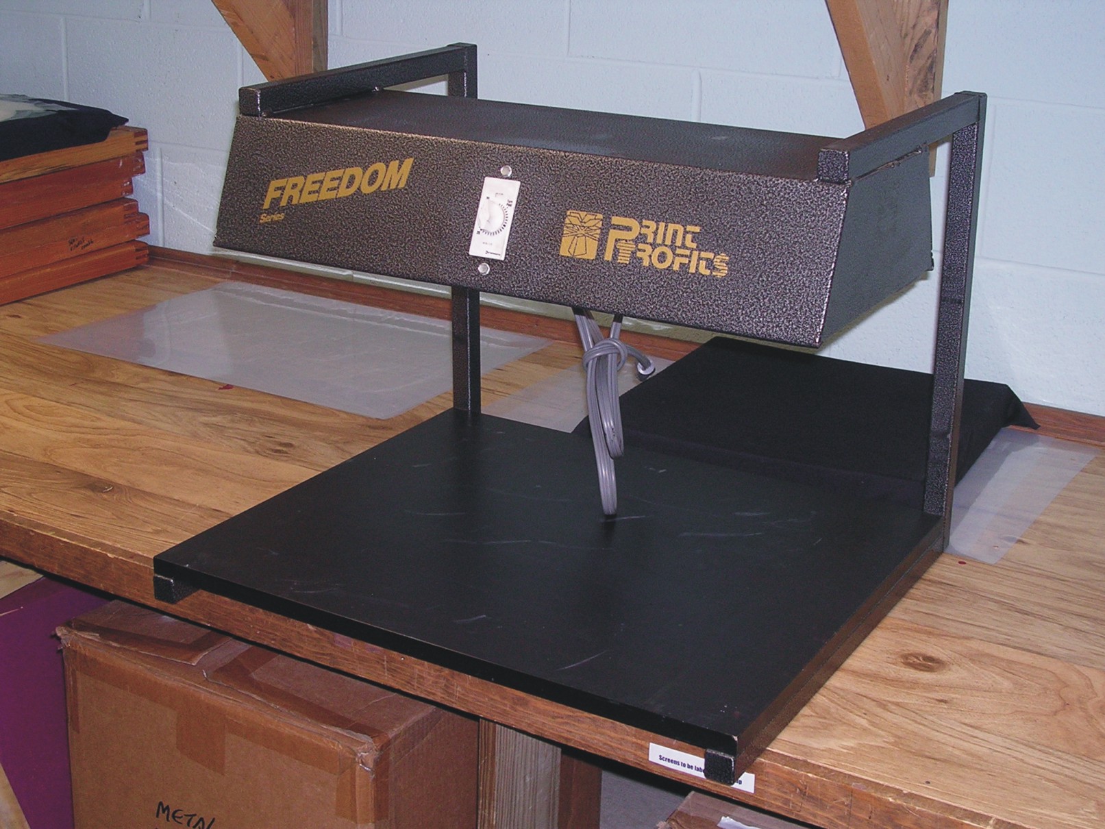 Used screen printing equipment