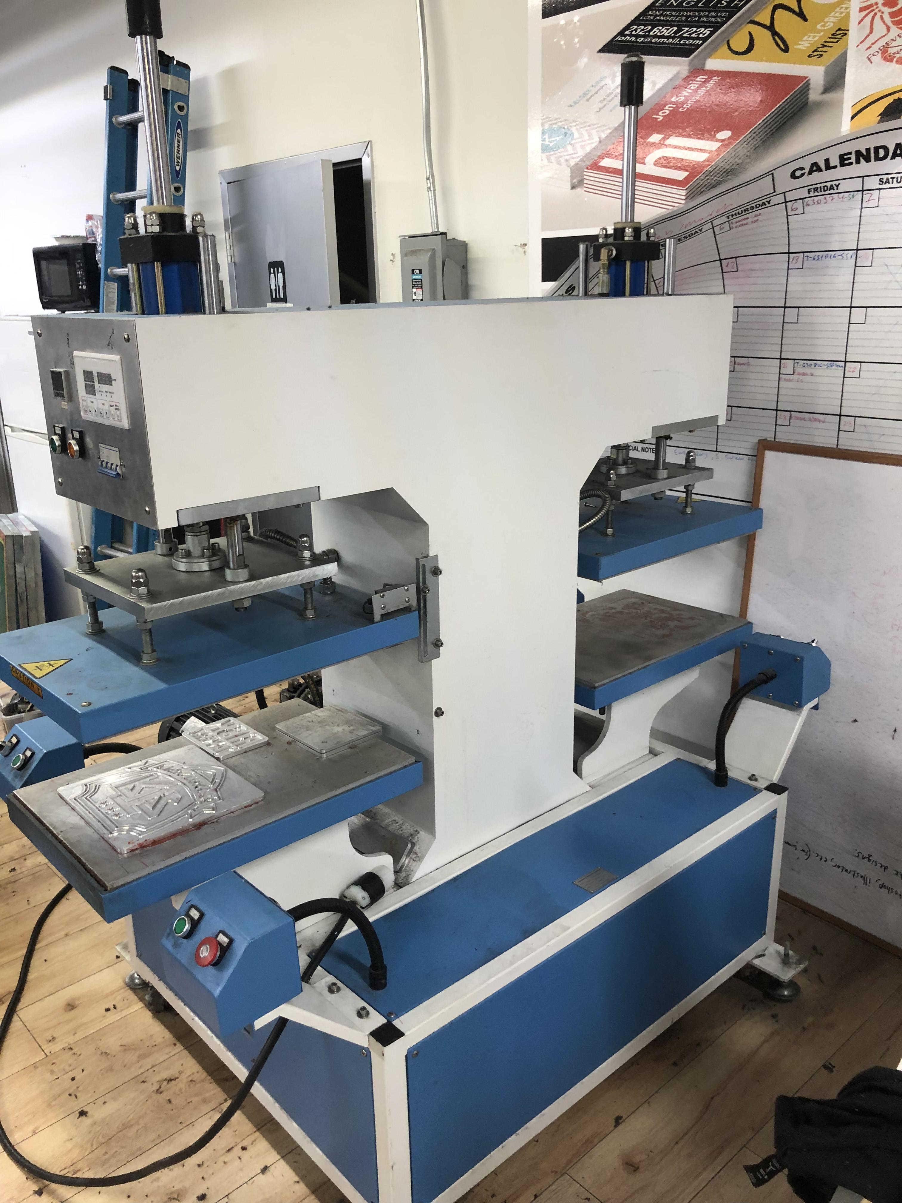 Garment embossing machine