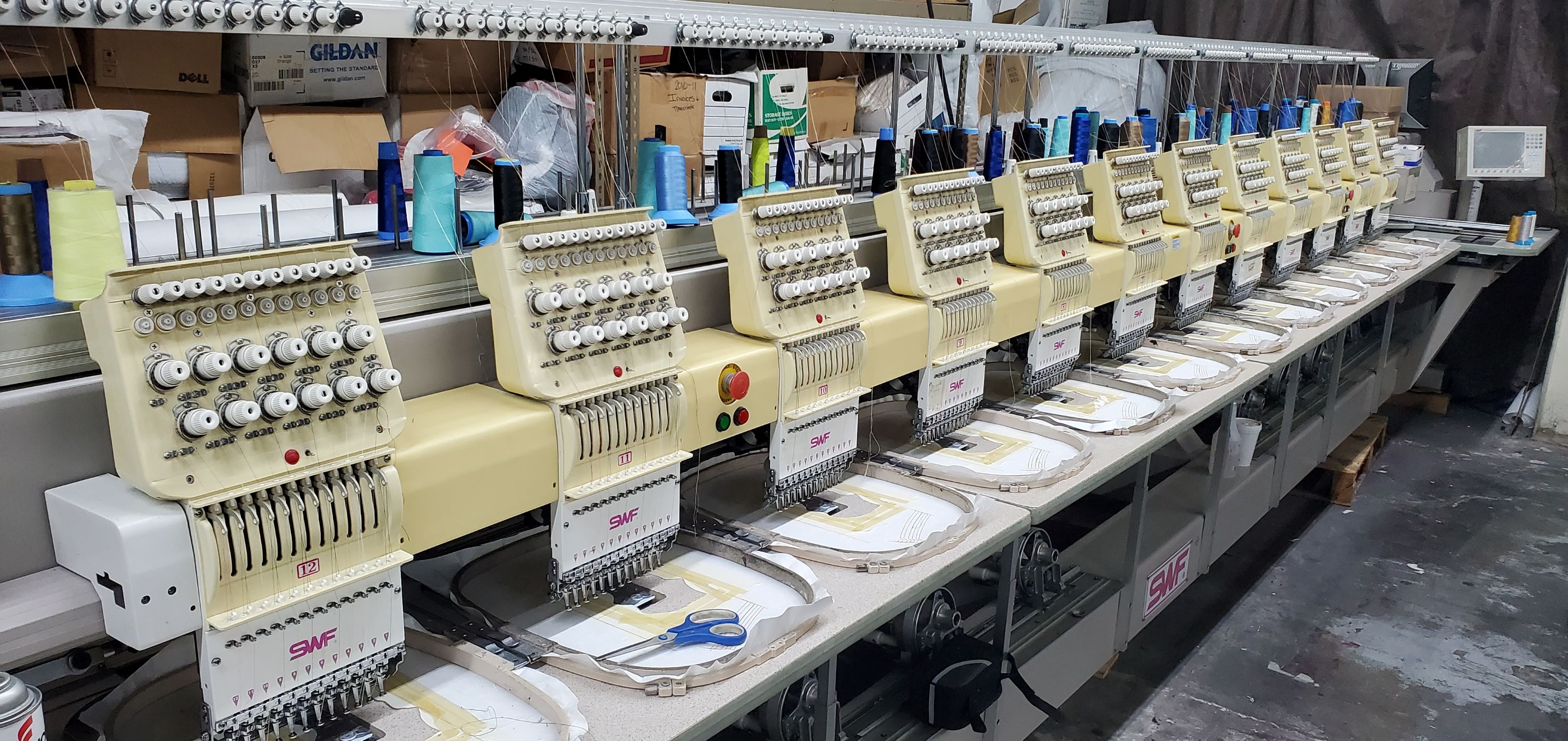 2004 SWF Commercial Embroidery Production Machine