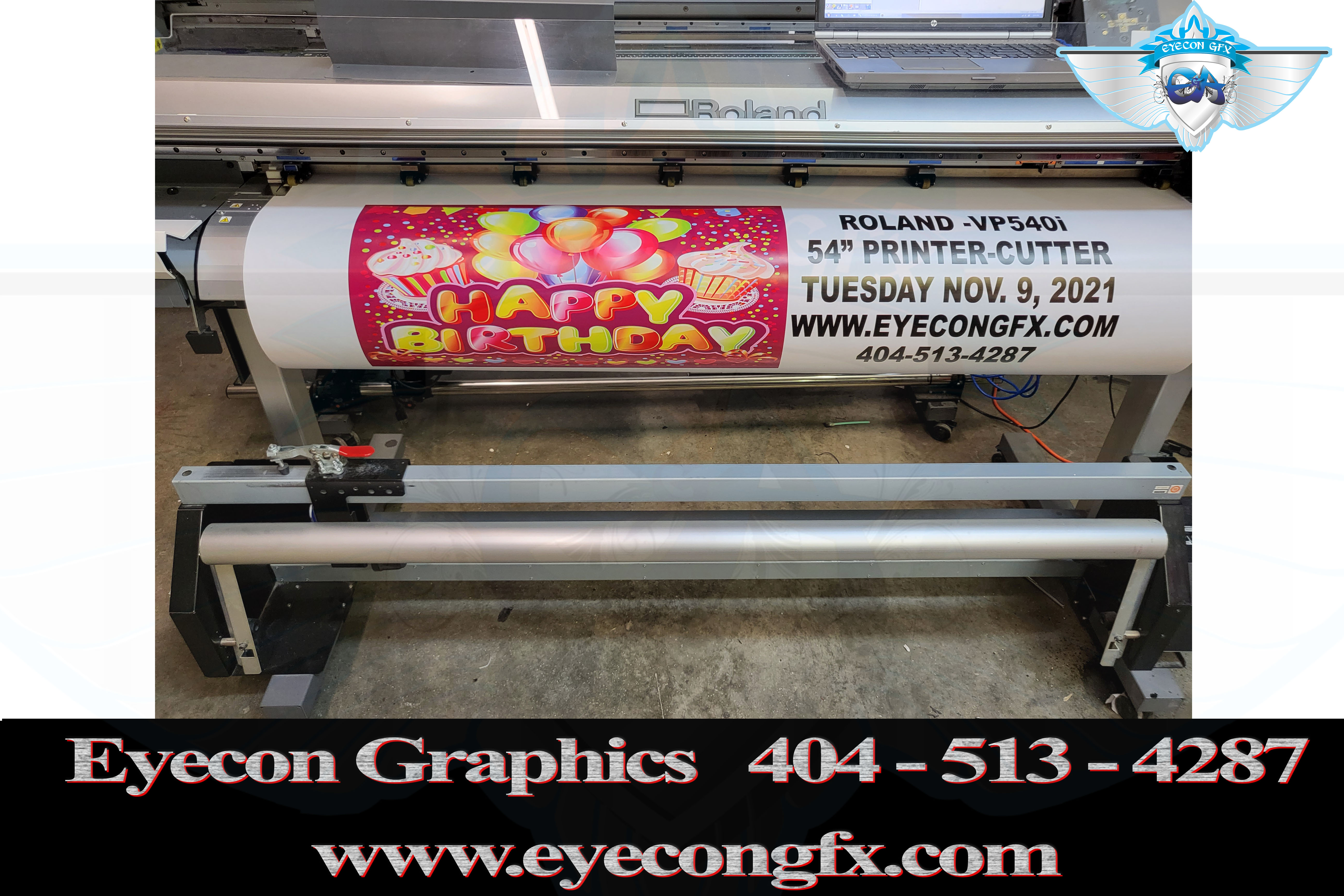 ROLAND VP540i printer cutter only 80 days of usage!