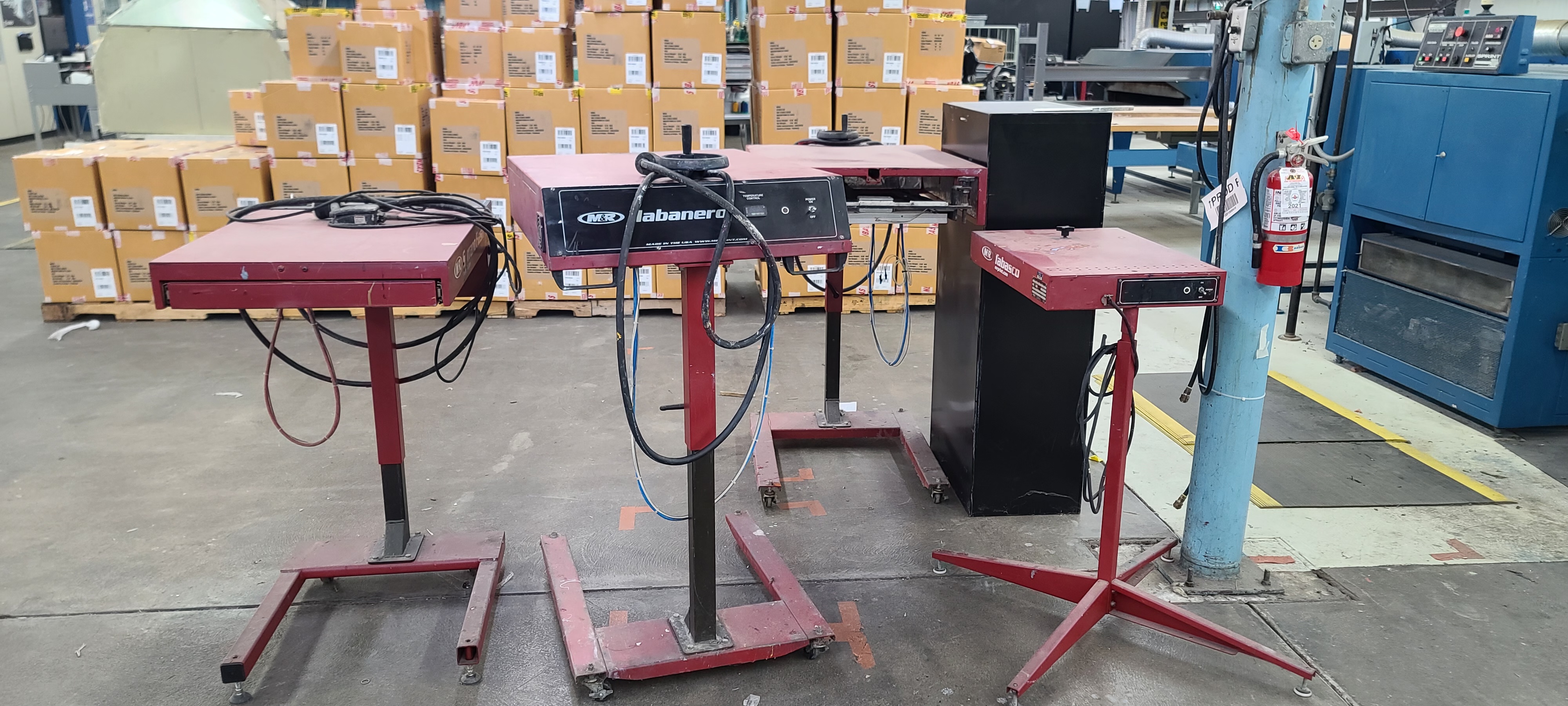 Screen Printing Shop Equipment Carts, Sink, Pressure Washer