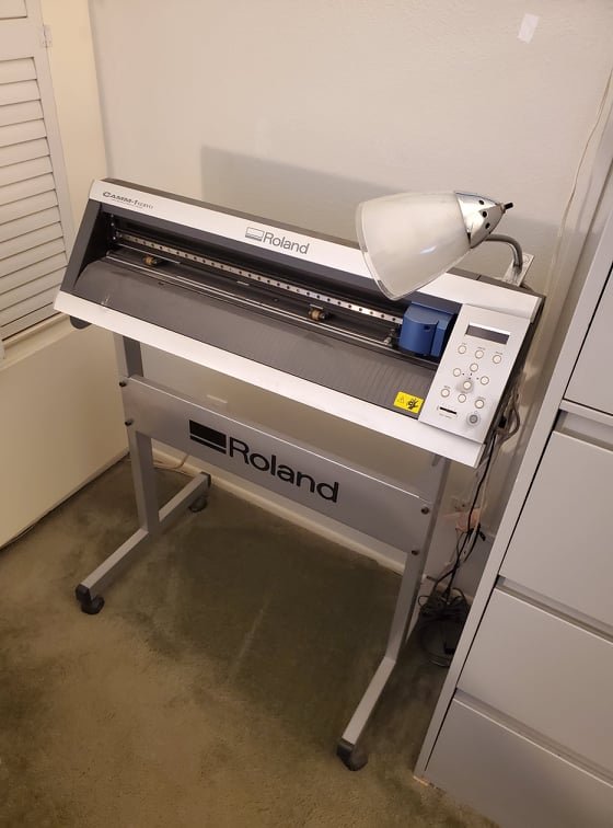 Roland GX24 Vinyl Cutter & Heat Transfer Vinyl
