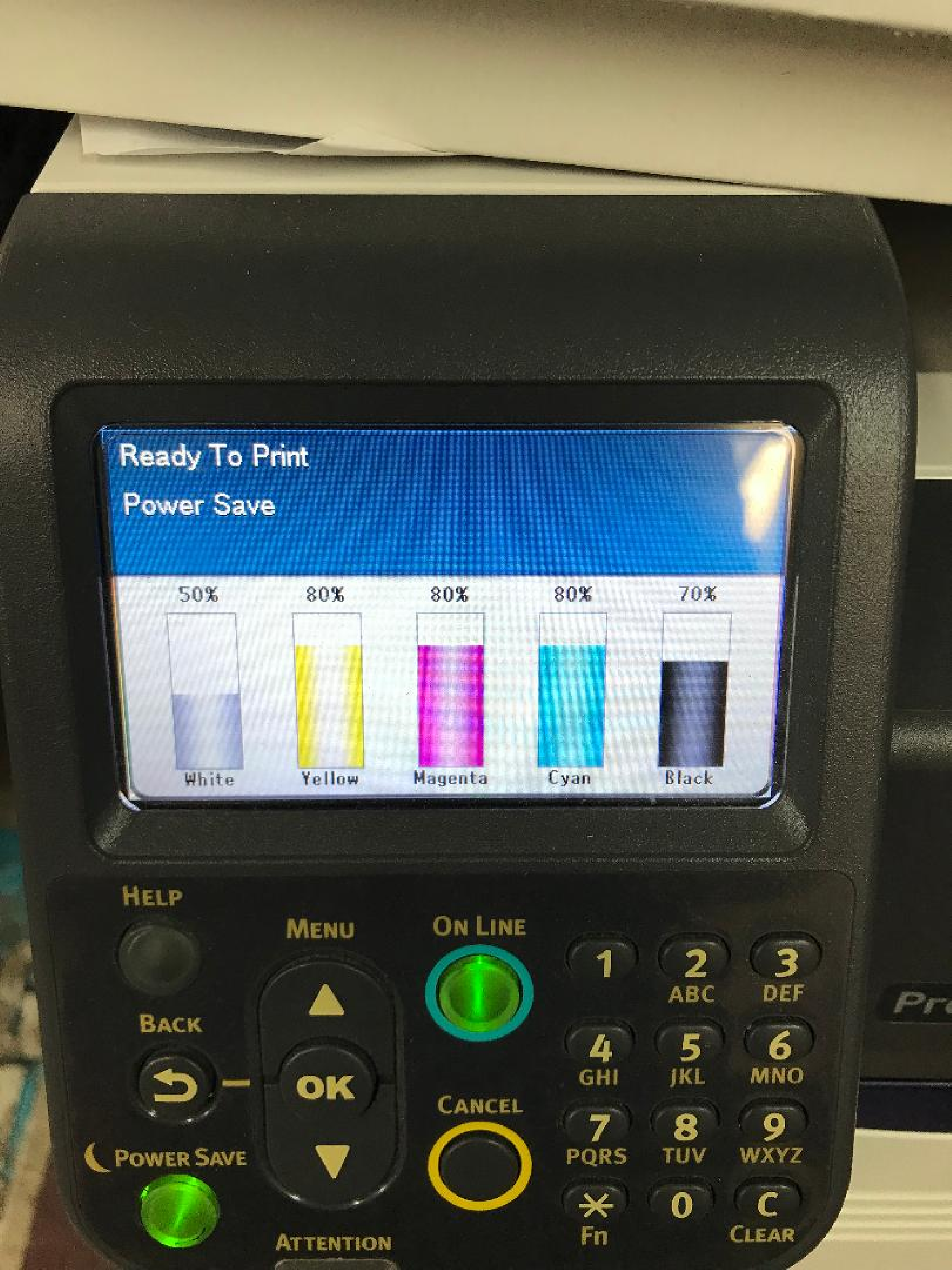 OKI Pro9541WT White toner printer