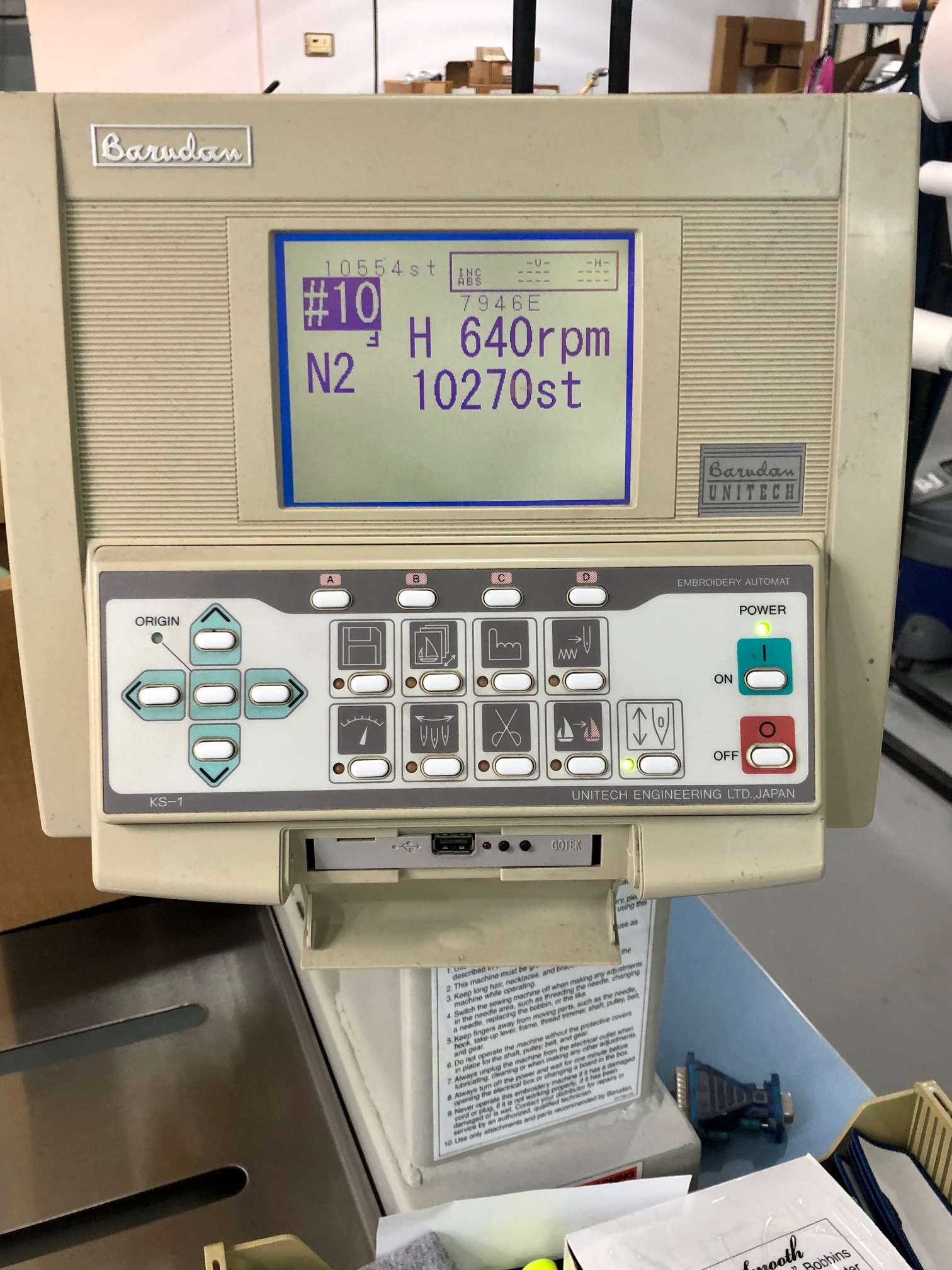 Barudan 12Head, 9 Needle, Great Condition