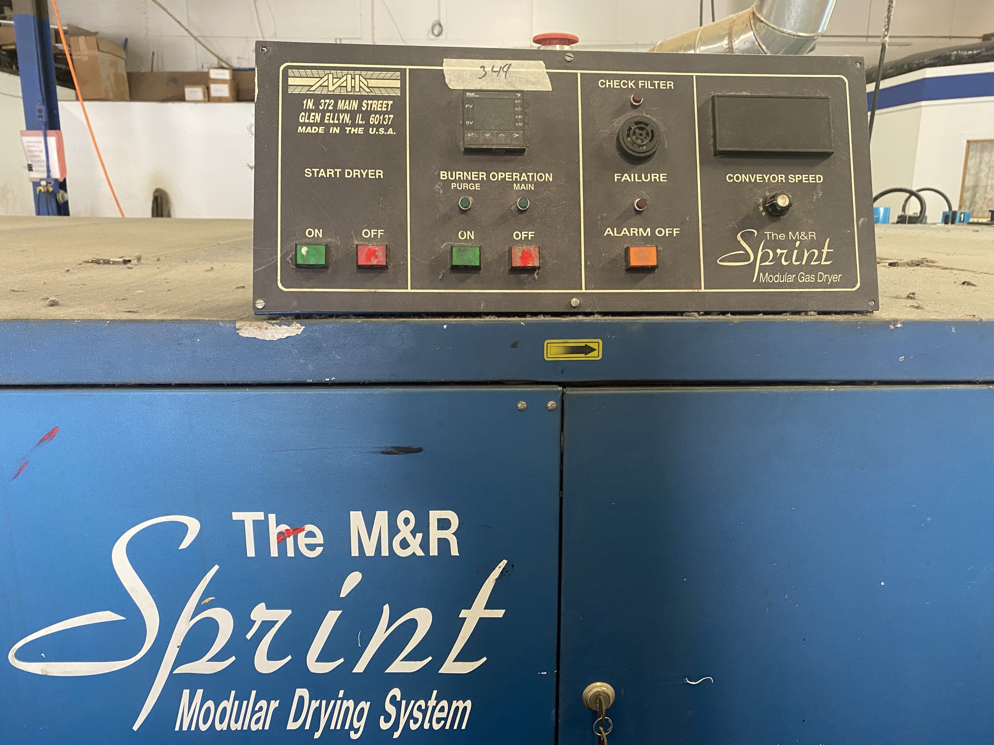 M&R Sprint GAS Dryer 6' Belt