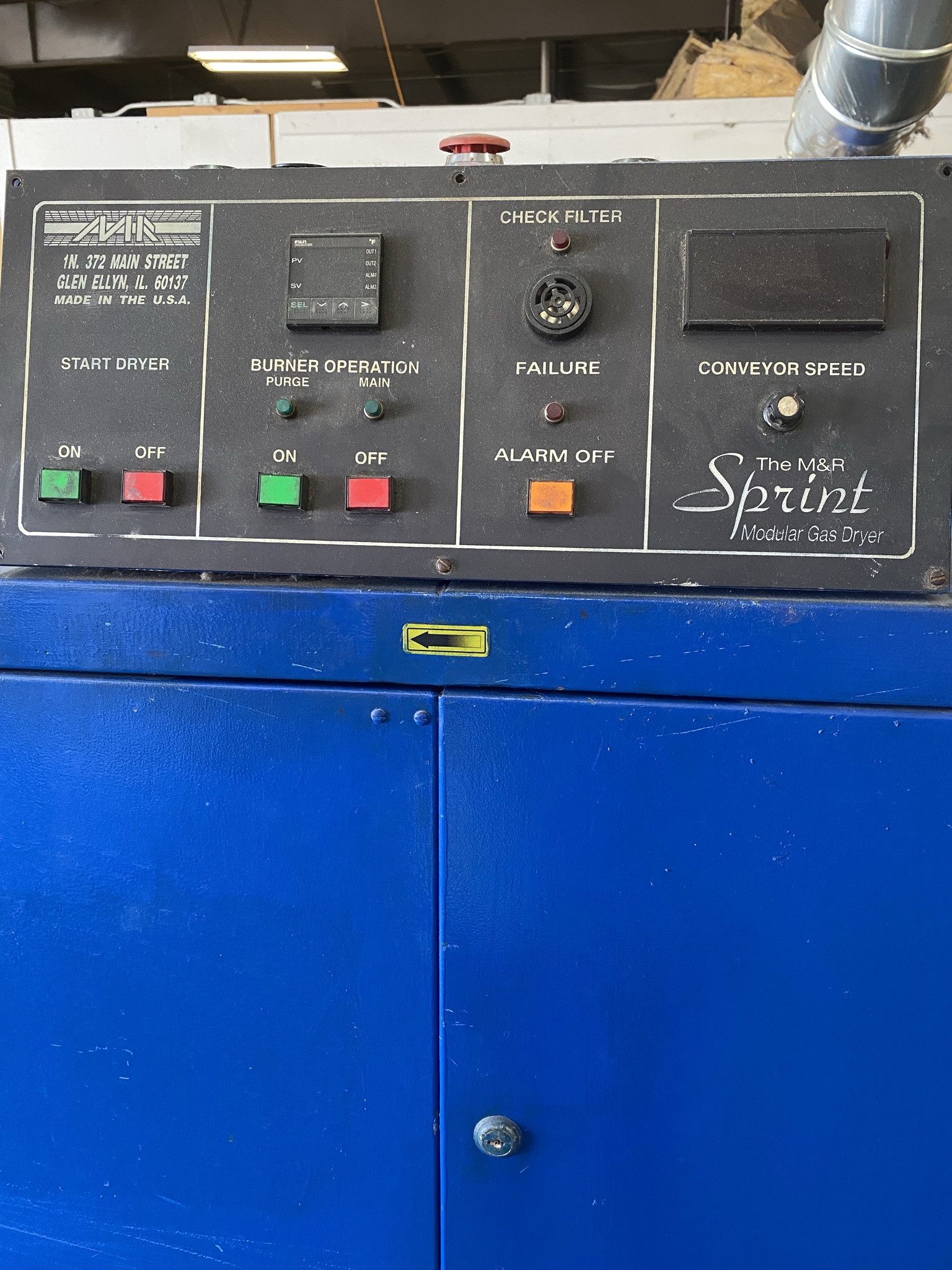 M&R Sprint Gas Dryer 4' Belt