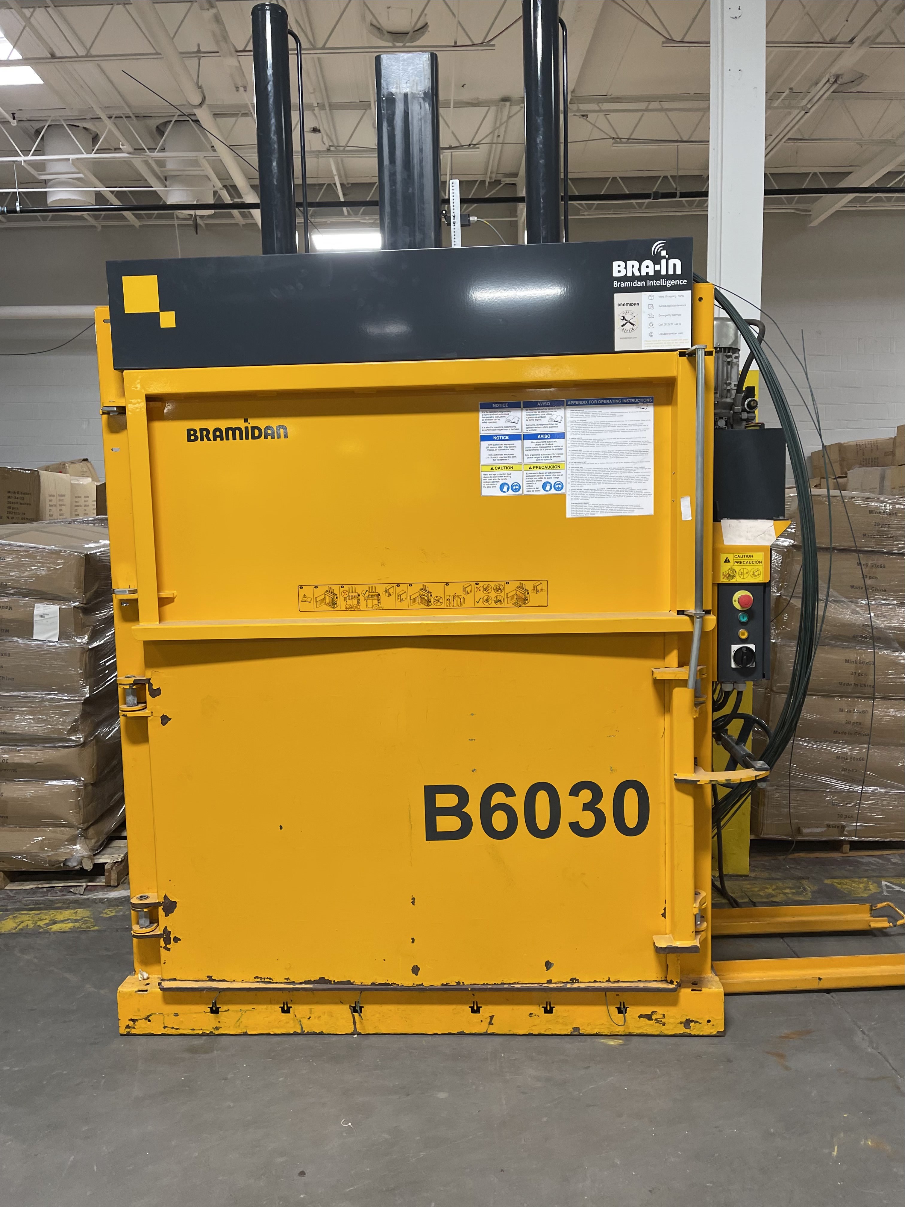 Bramidan Cardboard Baler B6030