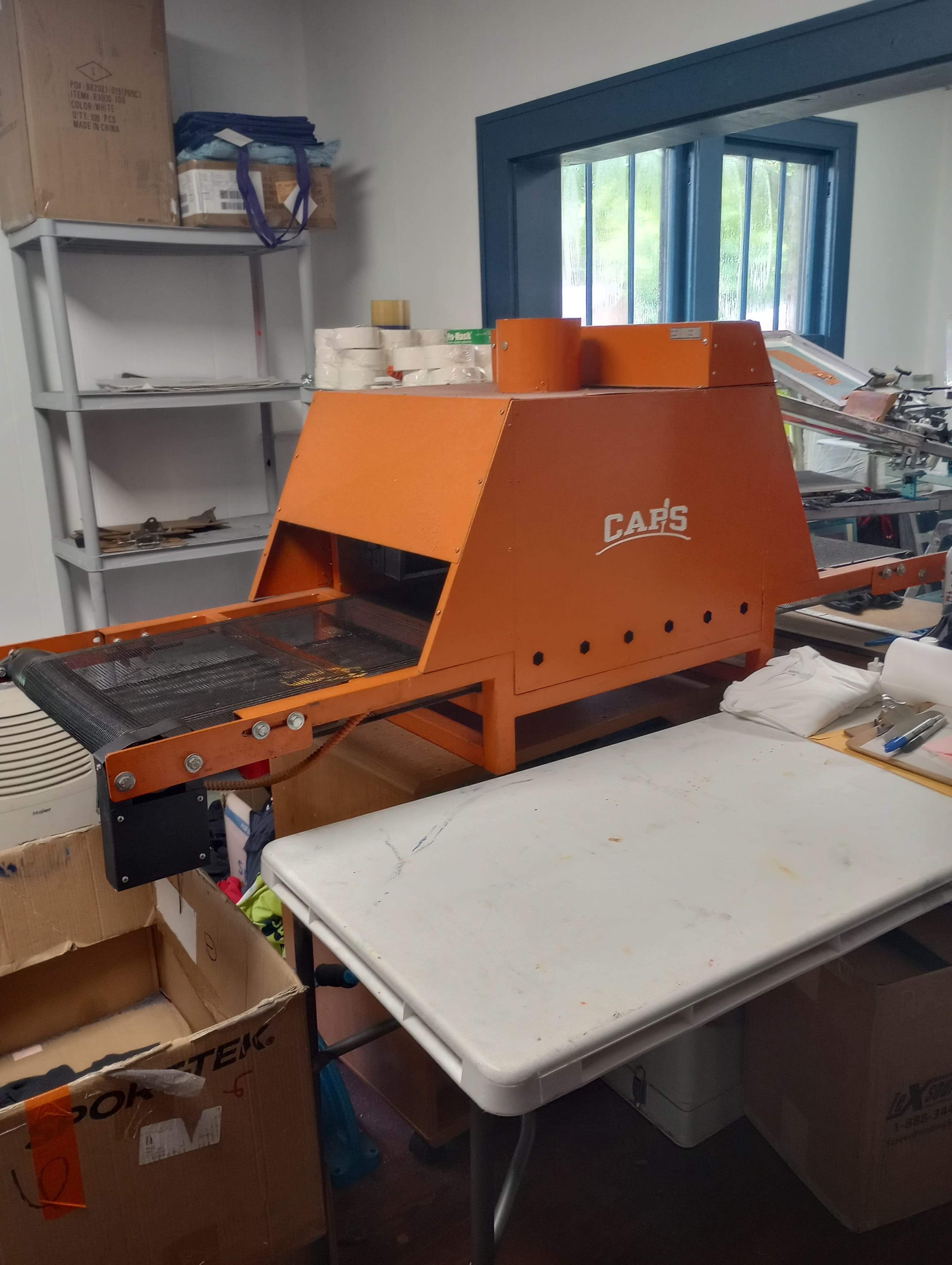 Entire screenprint shop setup