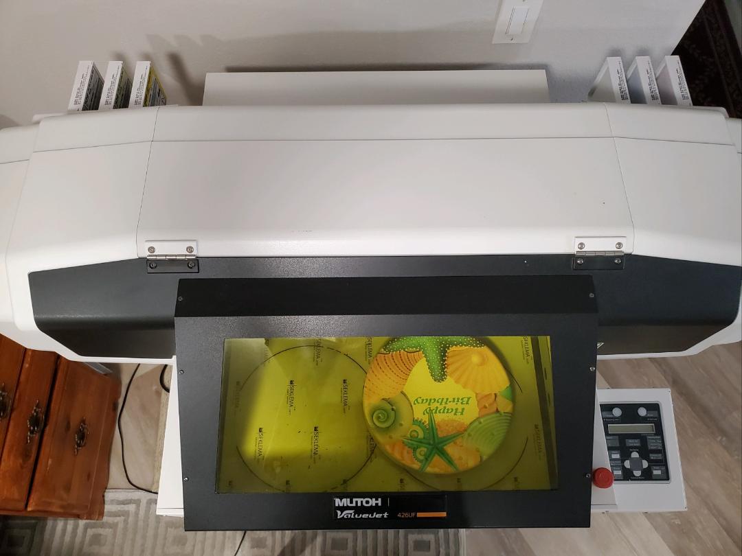 Mutoh valuejet 426uf uv pad printer